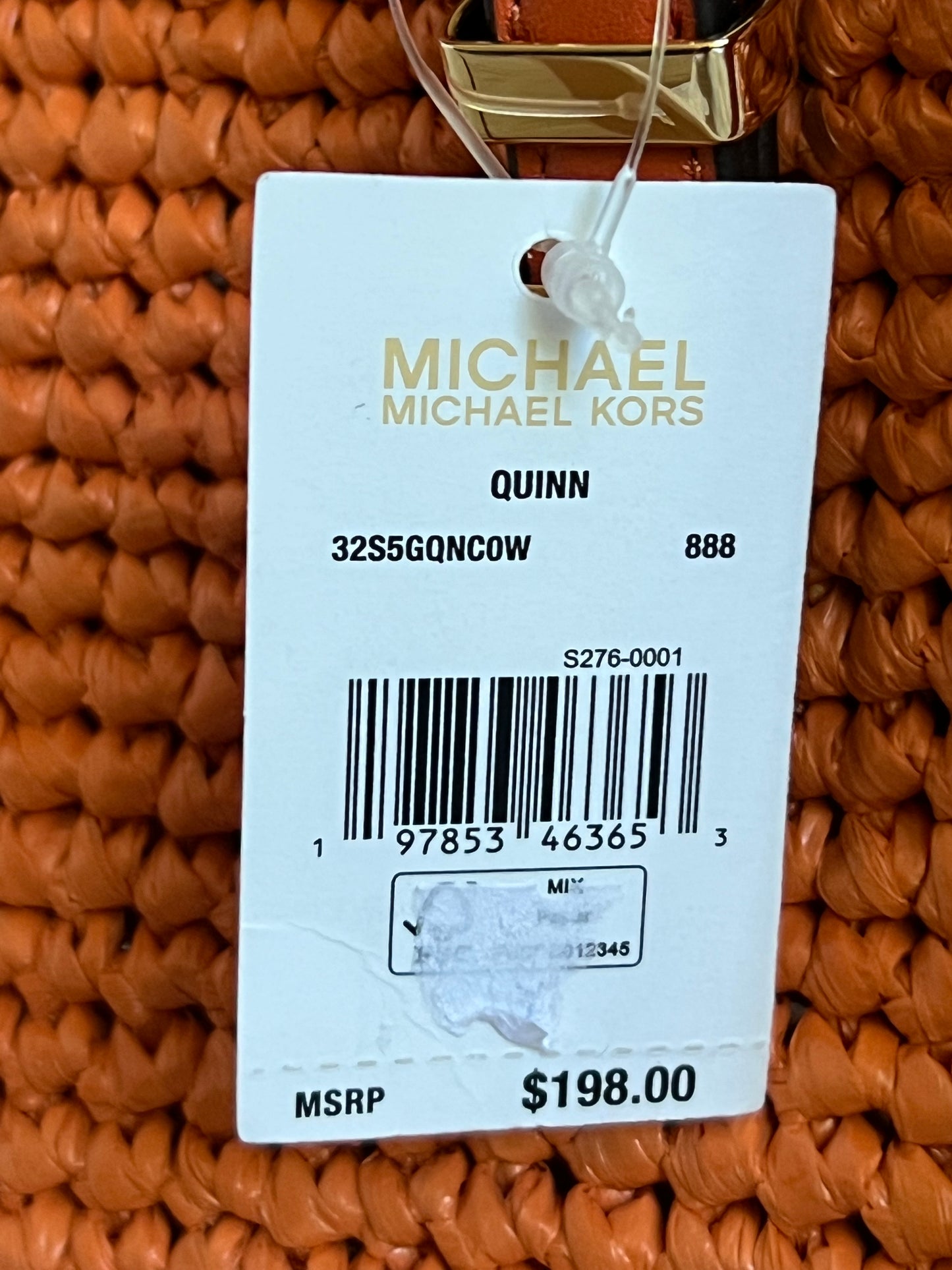 Michael Kors Quinn Extra-Small Crocheted Crossbody Bag