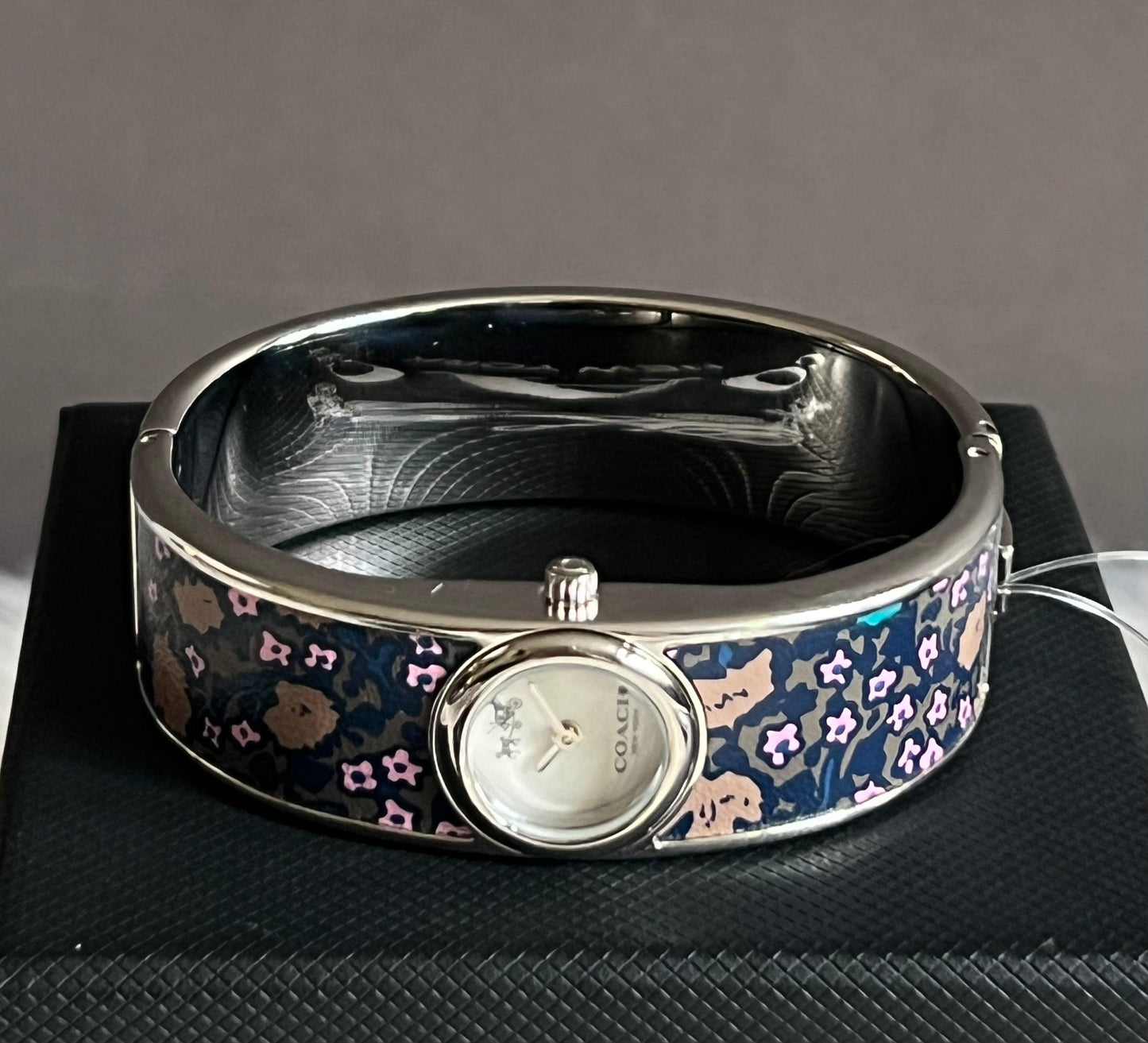 Coach Scout Bangle Watch in Blue Floral