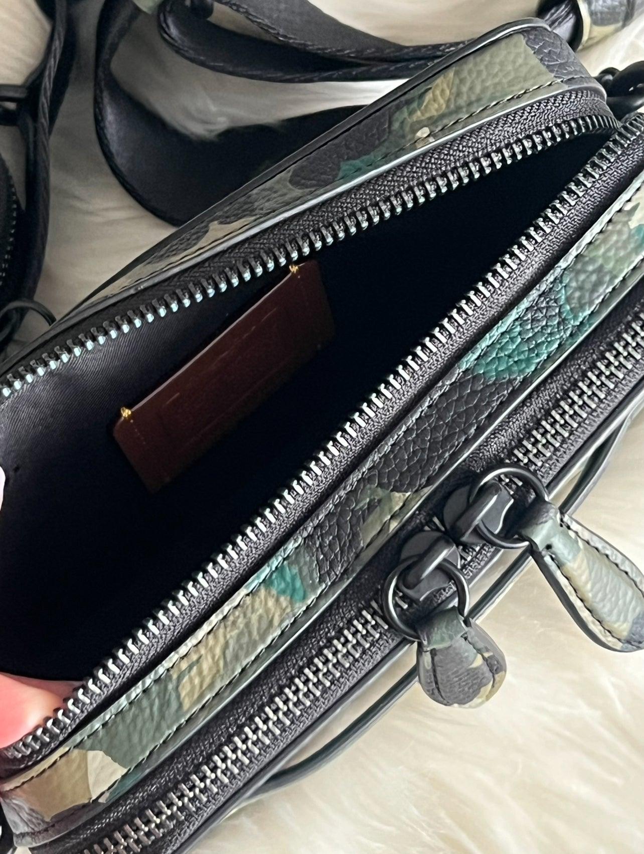 Coach Charter Crossbody with Hybrid Pouch with Camo Print