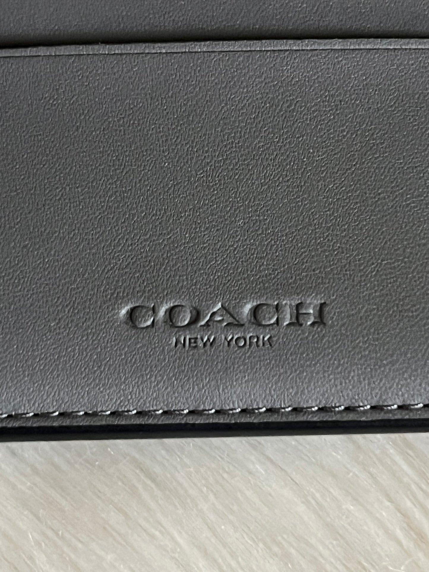 Coach Passport Case with Patches