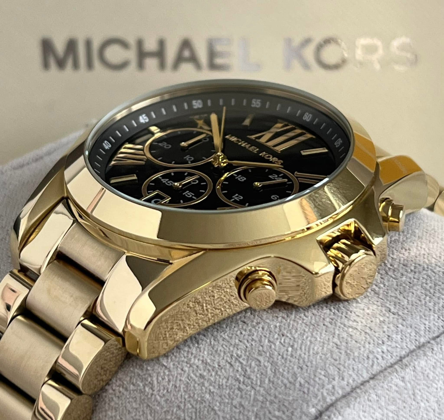 Michael Kors Women’s Oversized Bradshaw Gold-Tone Watch