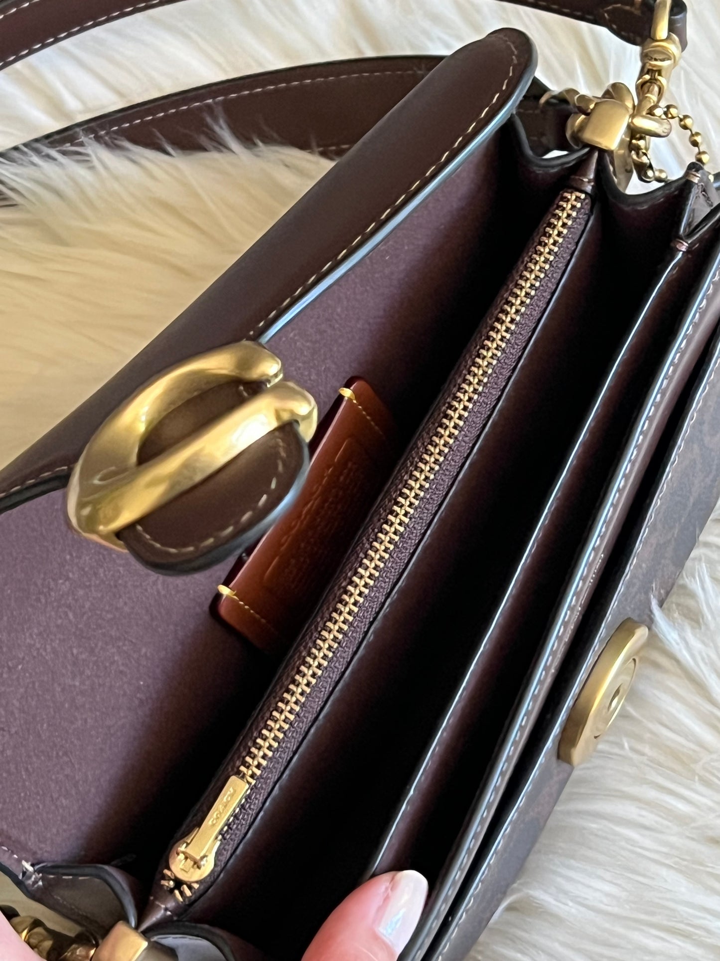 Coach Tabby Shoulder Bag 20 with Signature Canvas Detail