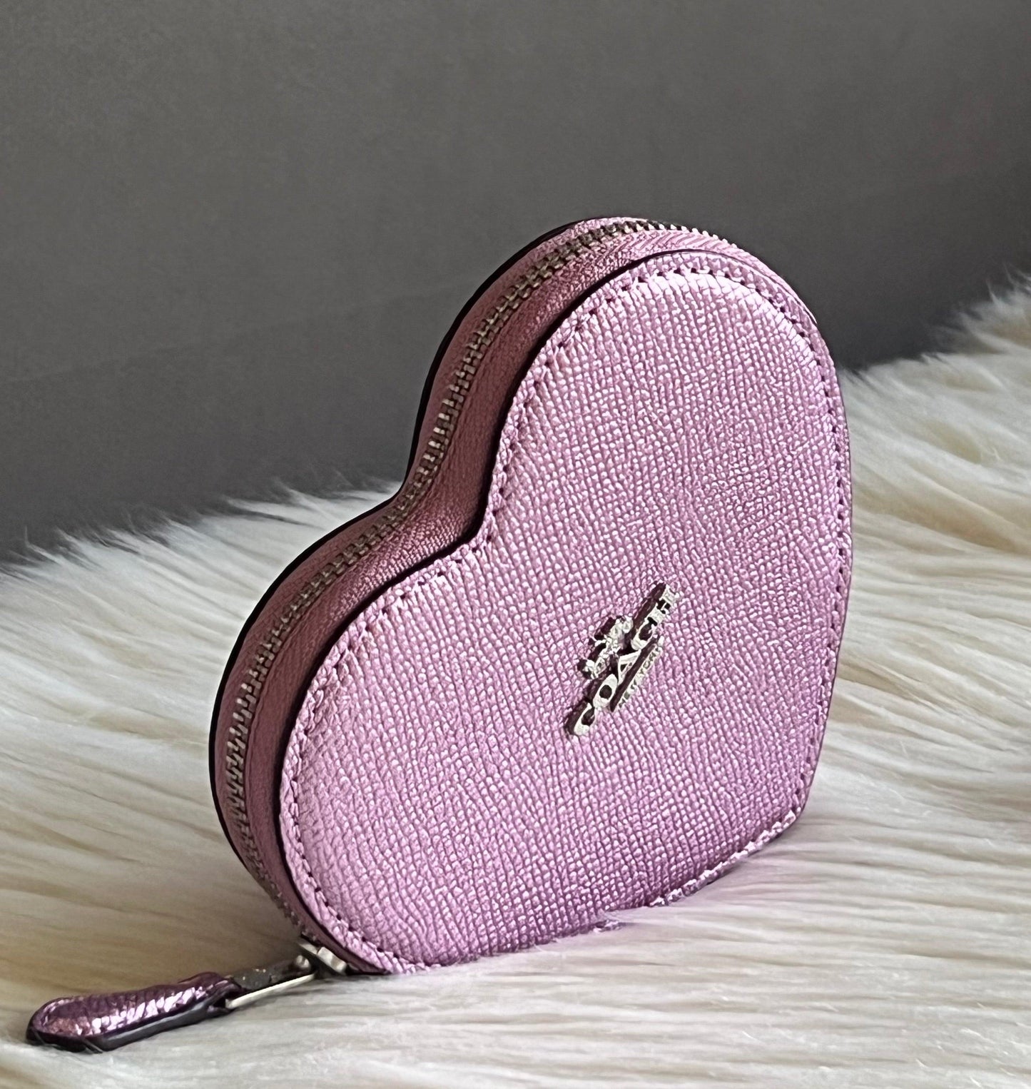 Coach Heart Coin Case