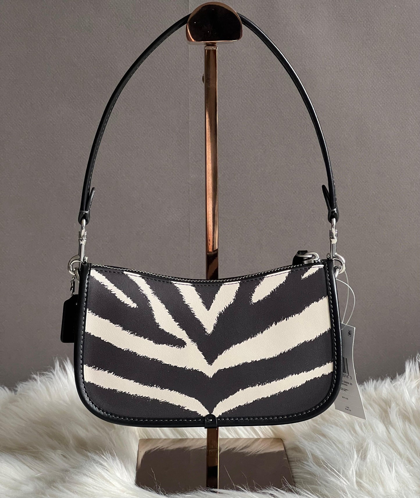Coach Swinger 20 with Zebra Print