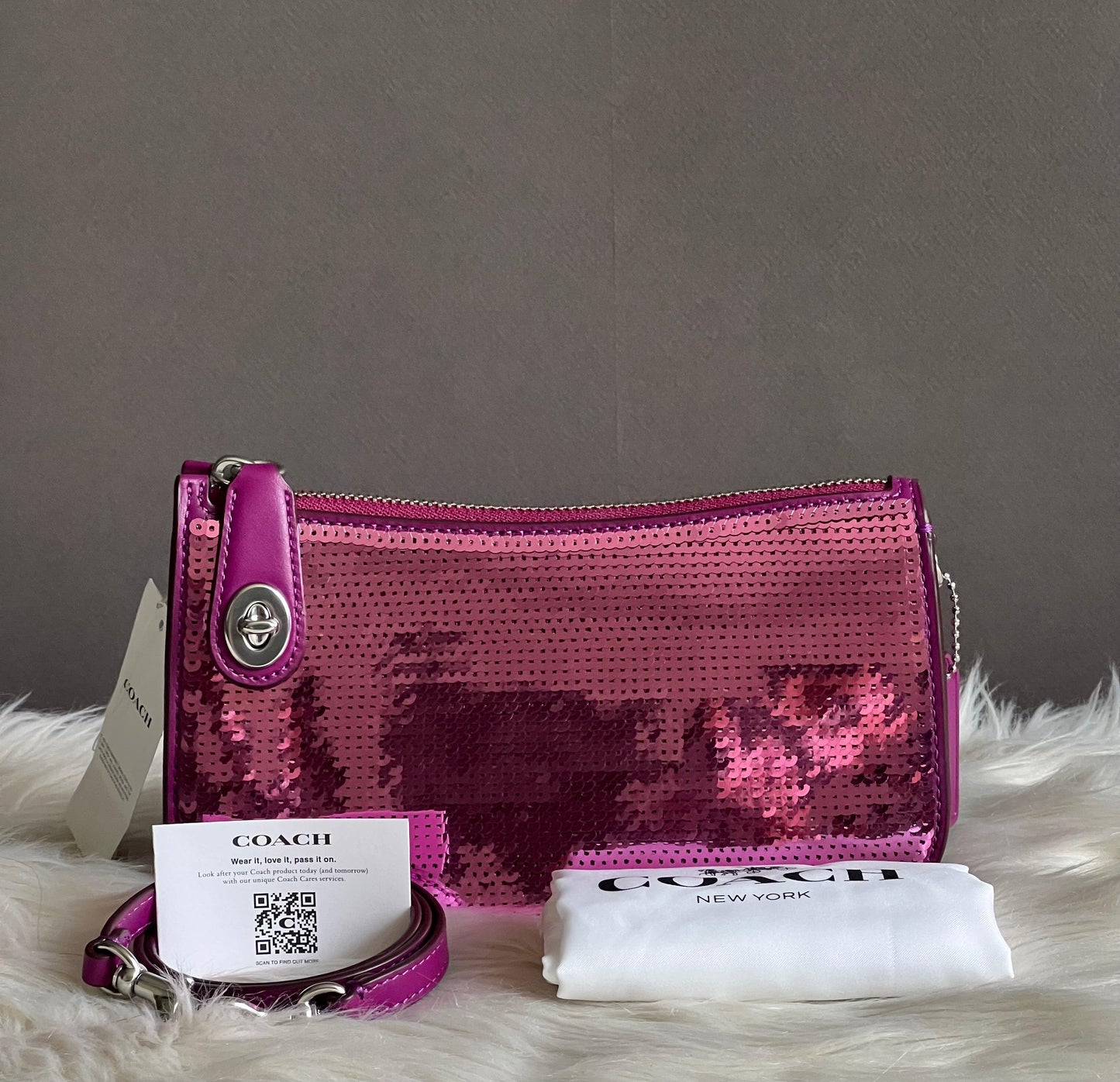 Coach Penn Shoulder Bag with Sequins