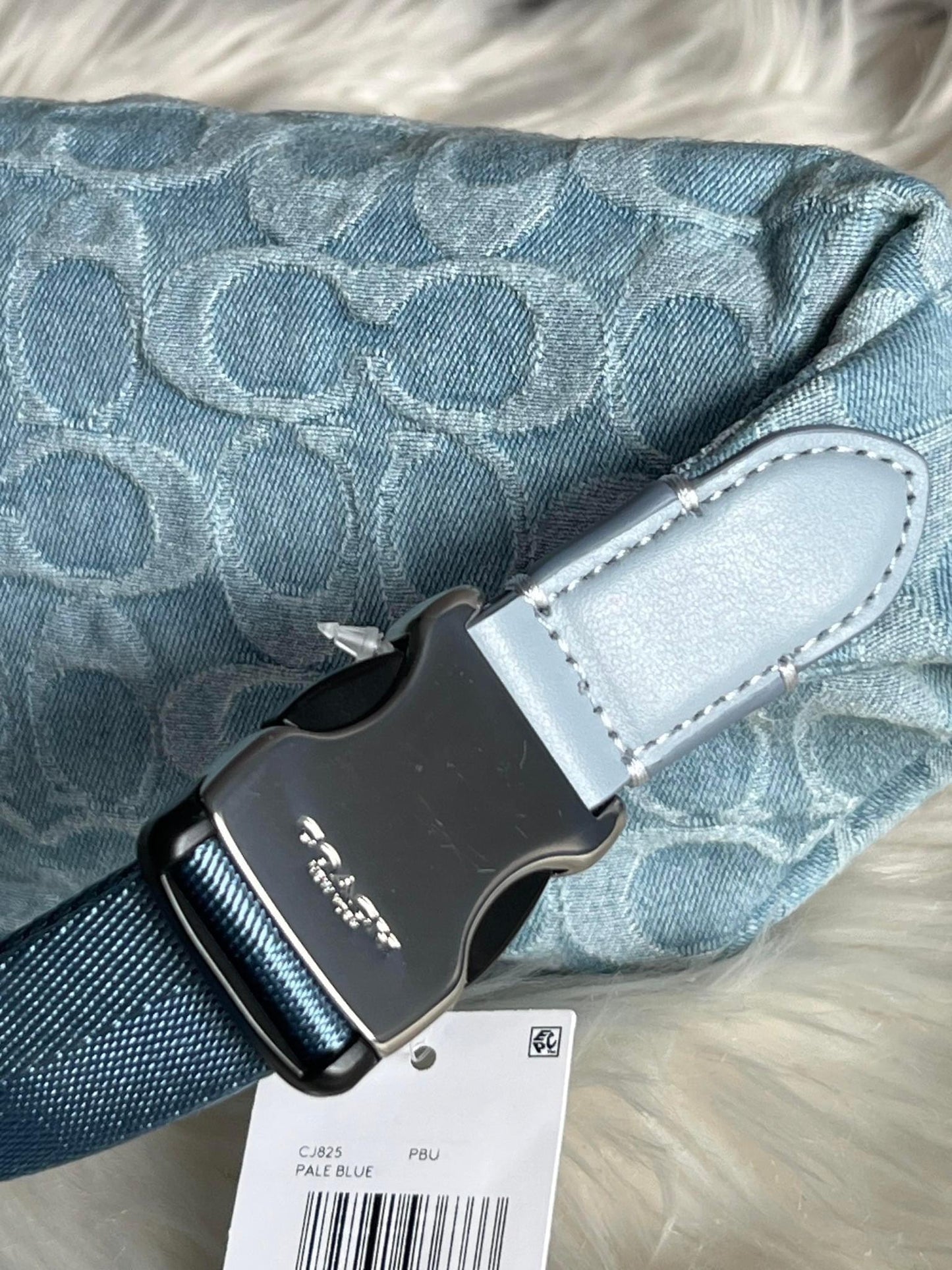 Coach Charter Belt Bag 7 in Signature Denim