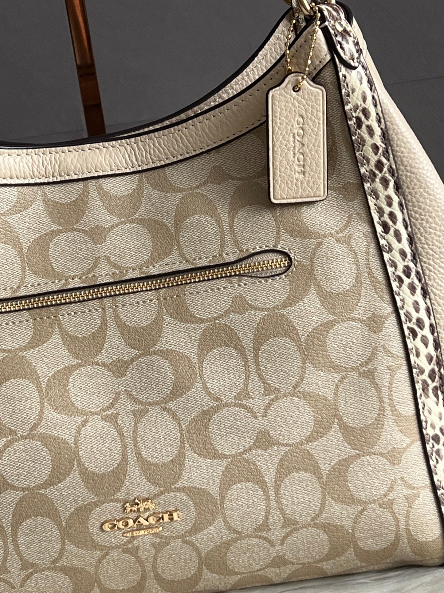 Coach Kristy Shoulder Bag in Colorblock Signature Canvas