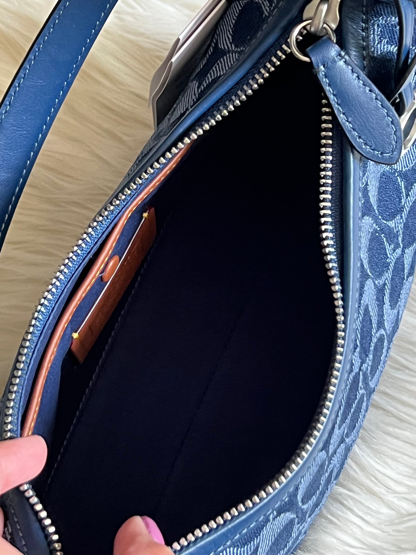Coach Juliet Shoulder Bag 25 in Signature Denim