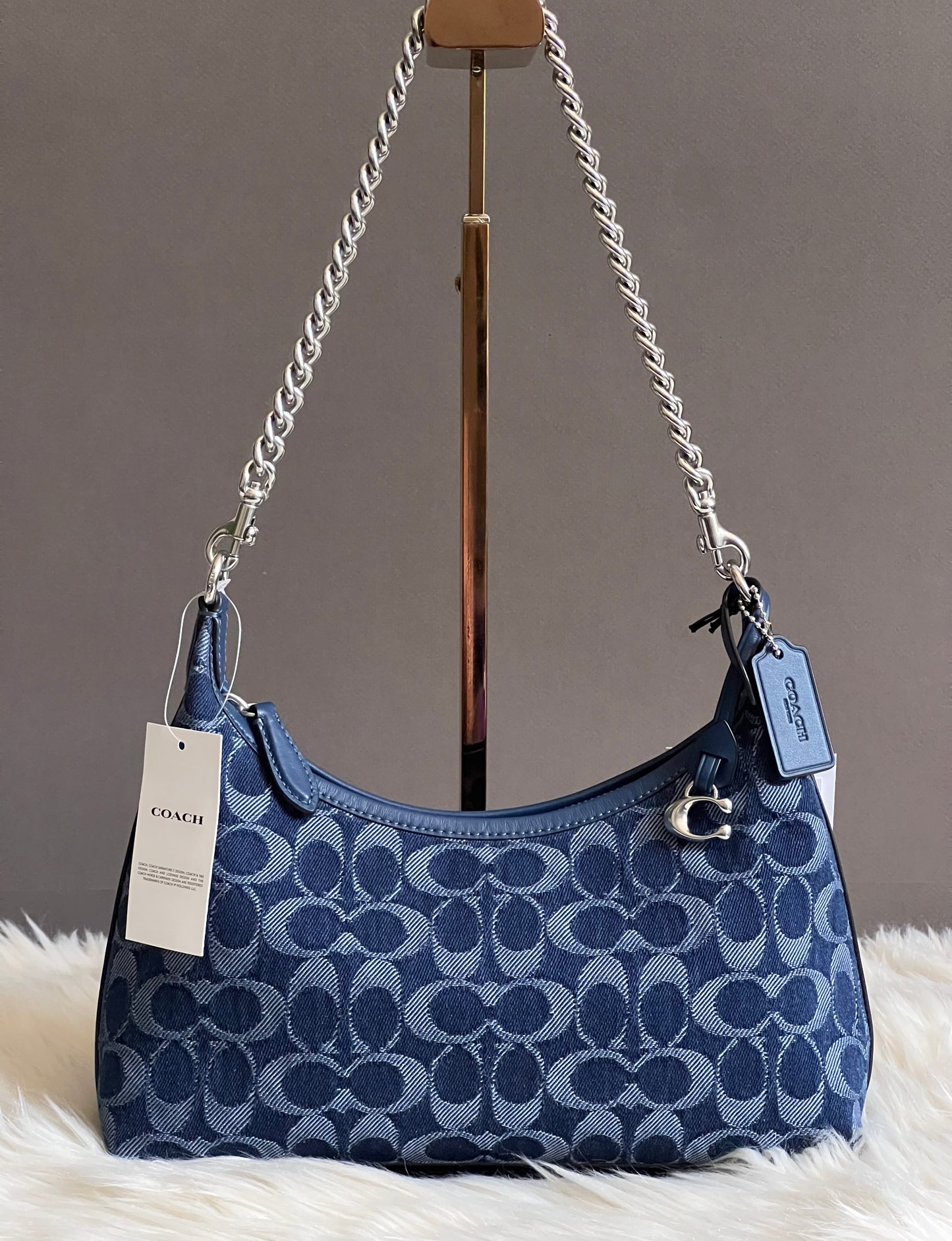 Coach Juliet Shoulder Bag 25 in Signature Denim