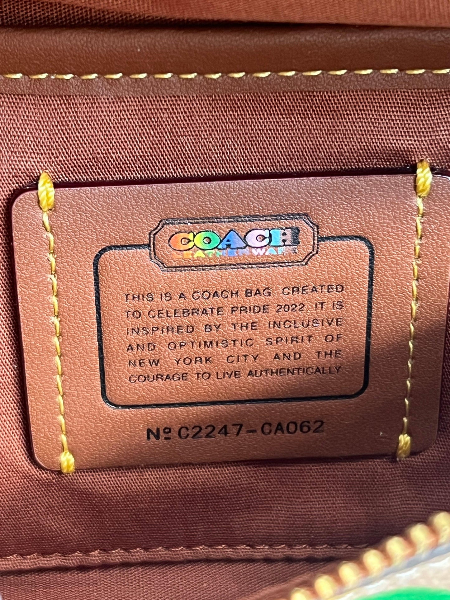 Coach Charter Belt Bag 7 in Rainbow Signature Canvas