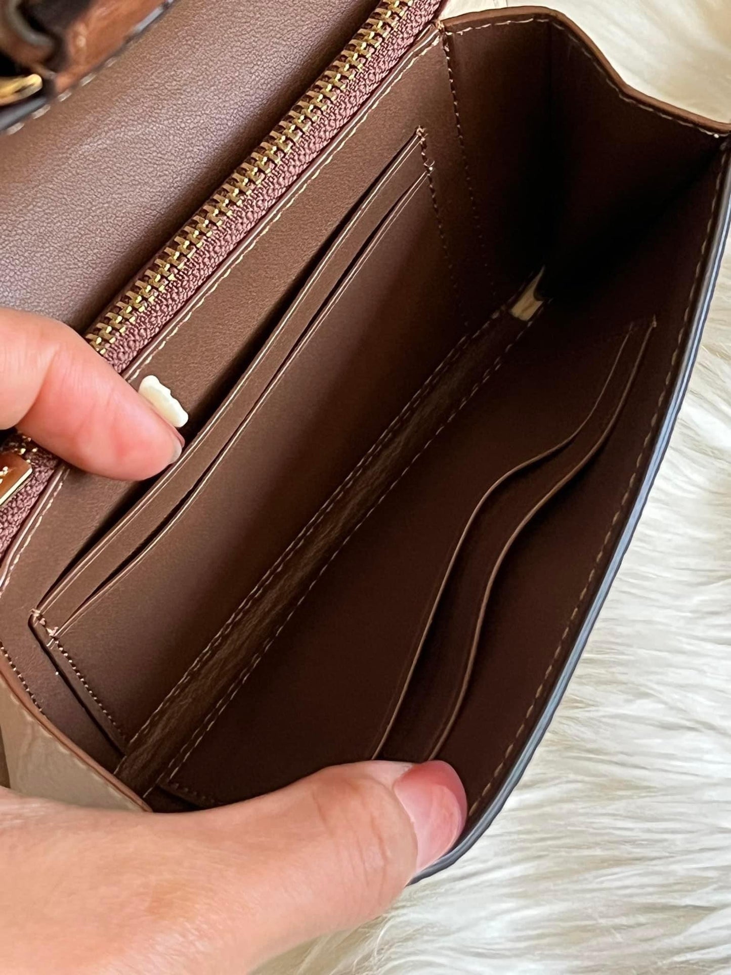 Coach Kleo Wallet in Colorblock