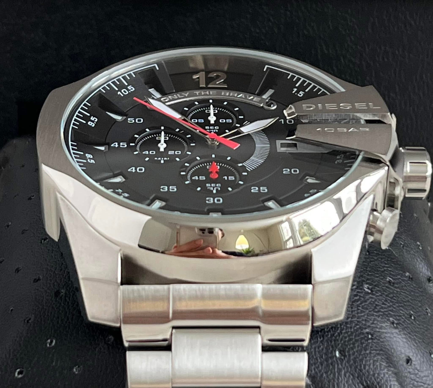 Diesel Men’s Mega Chief Chronograph Stainless Steel Watch