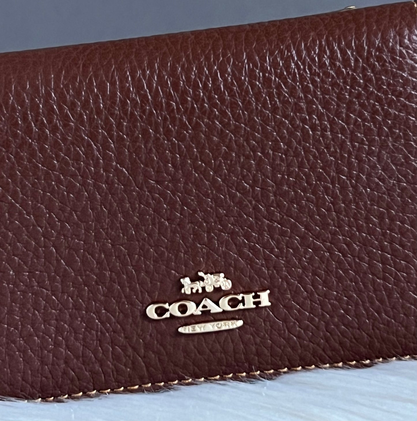 Coach Card Holder Wallet In Signature Canvas