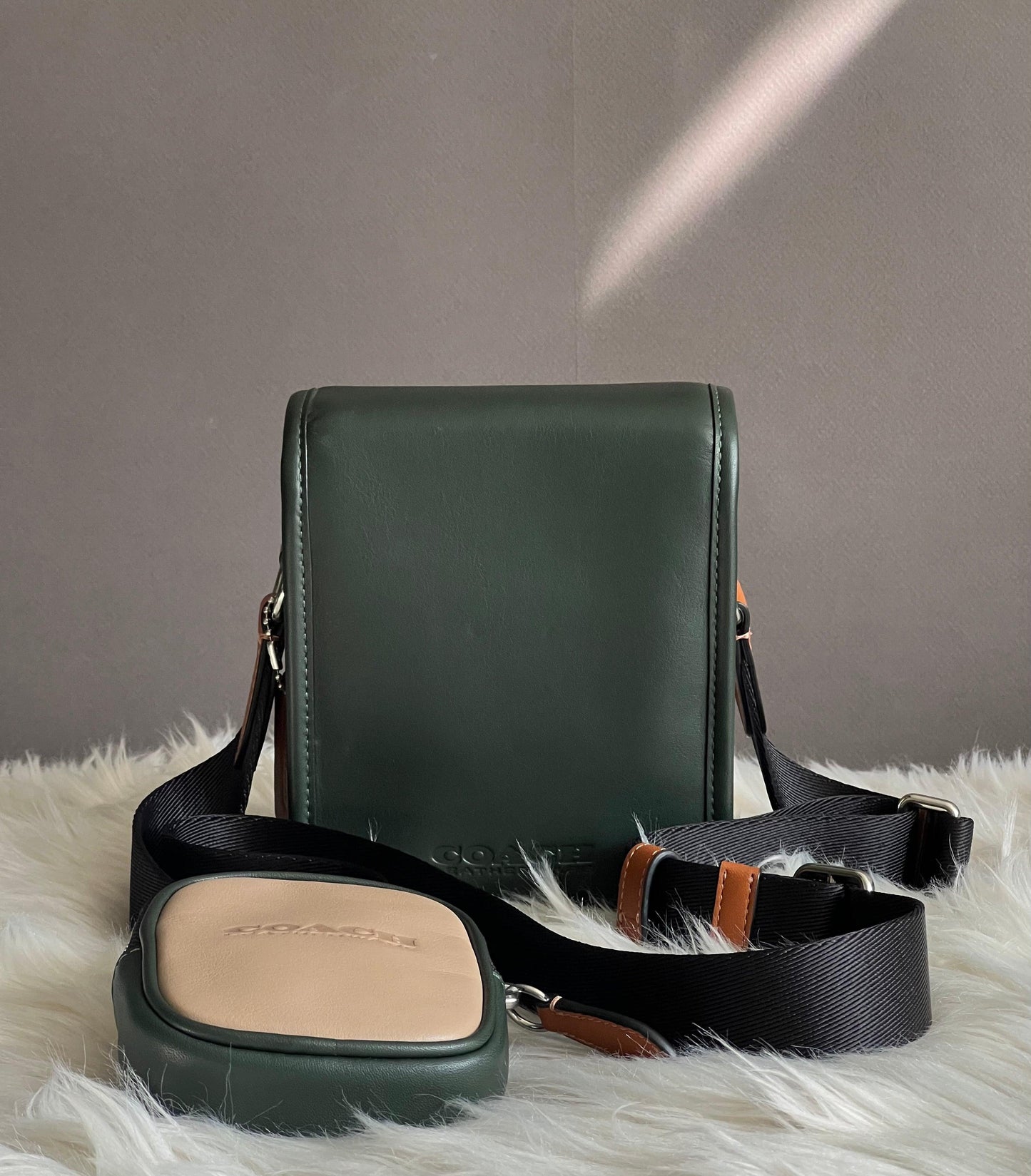 Coach Charter North/South Crossbody With Hybrid Pouch in Colorblock