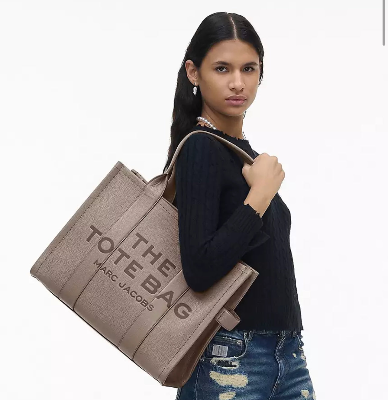 Marc Jacobs The Leather Large Tote Bag