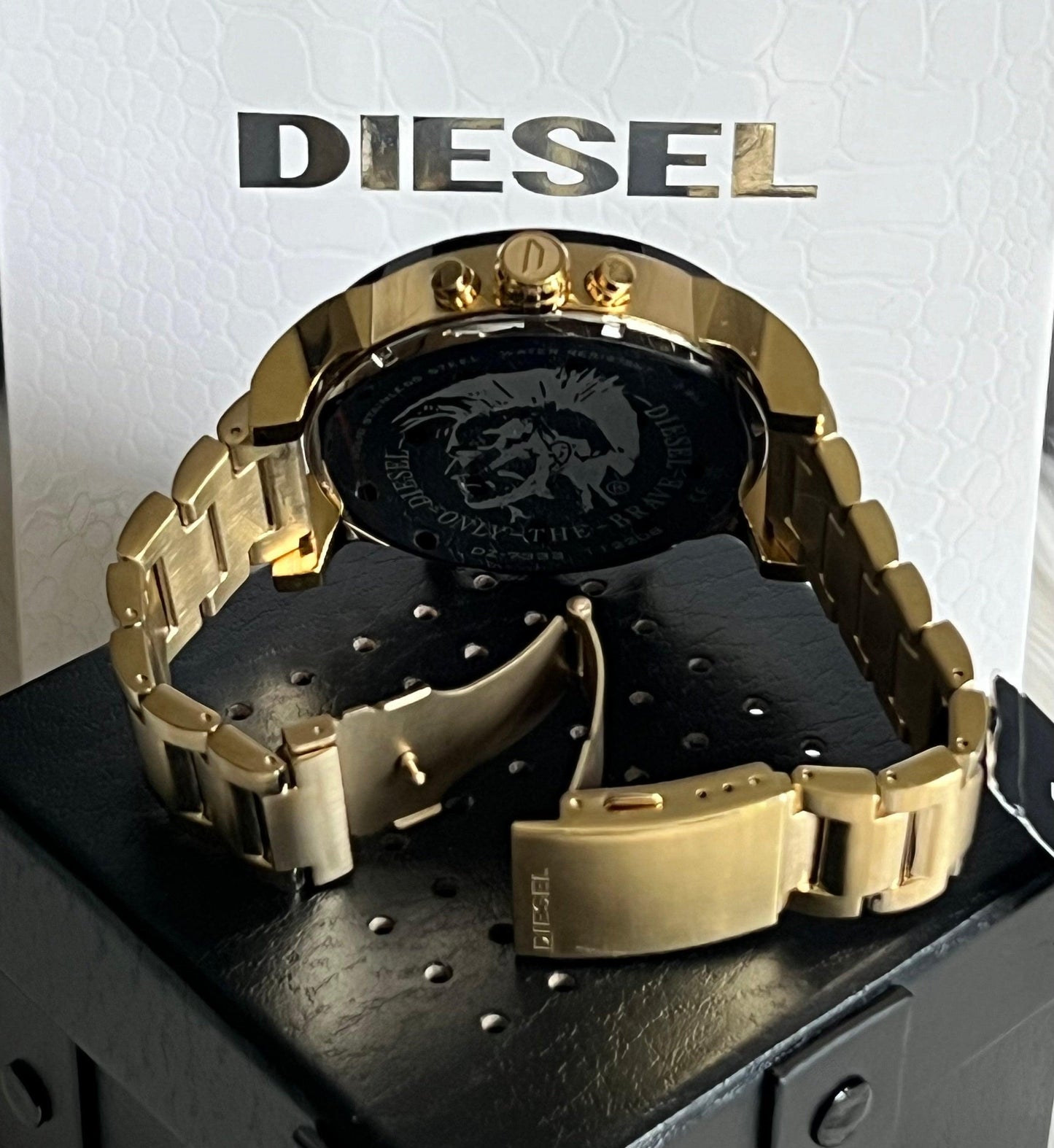 Diesel Men’s Mr. Daddy 2.0 Gold-Tone Chronograph Watch