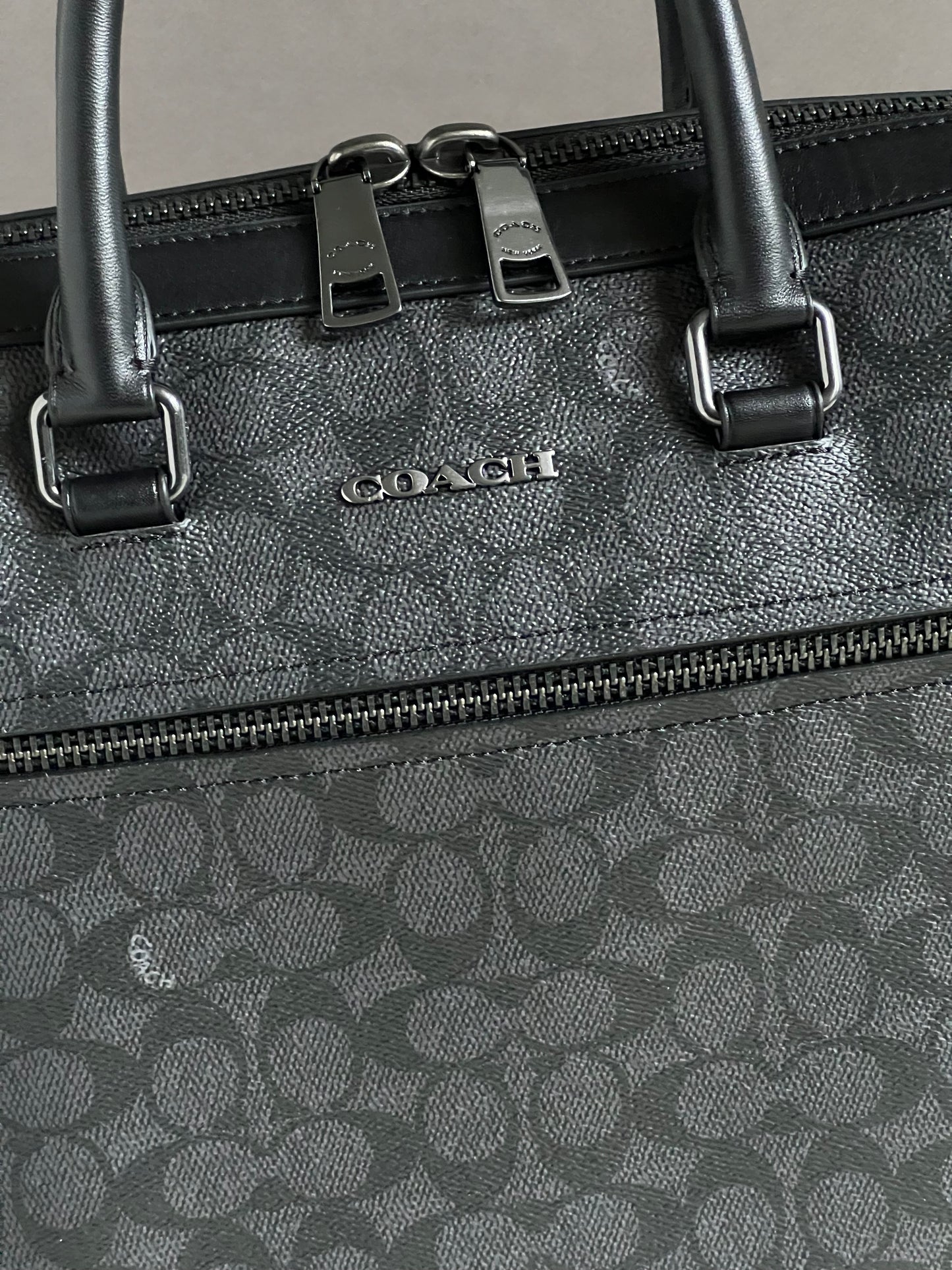 Coach Ethan Slim Brief In Signature Canvas