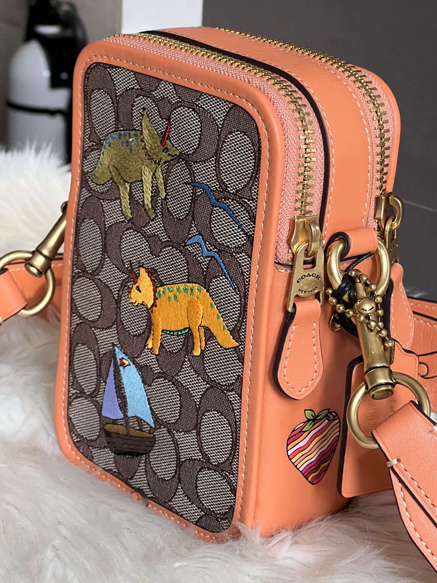 Coach X Observed By Us Rogue Crossbody 12 in Signature Jacquard