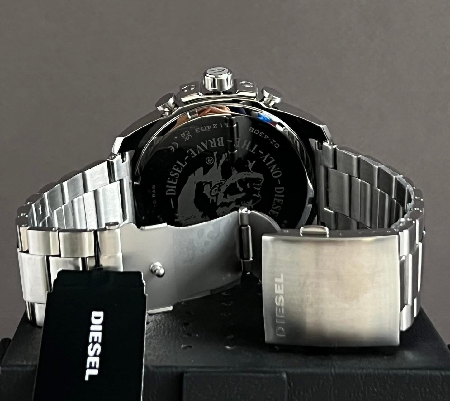 Diesel Men’s Mega Chief Chronograph Stainless Steel Watch