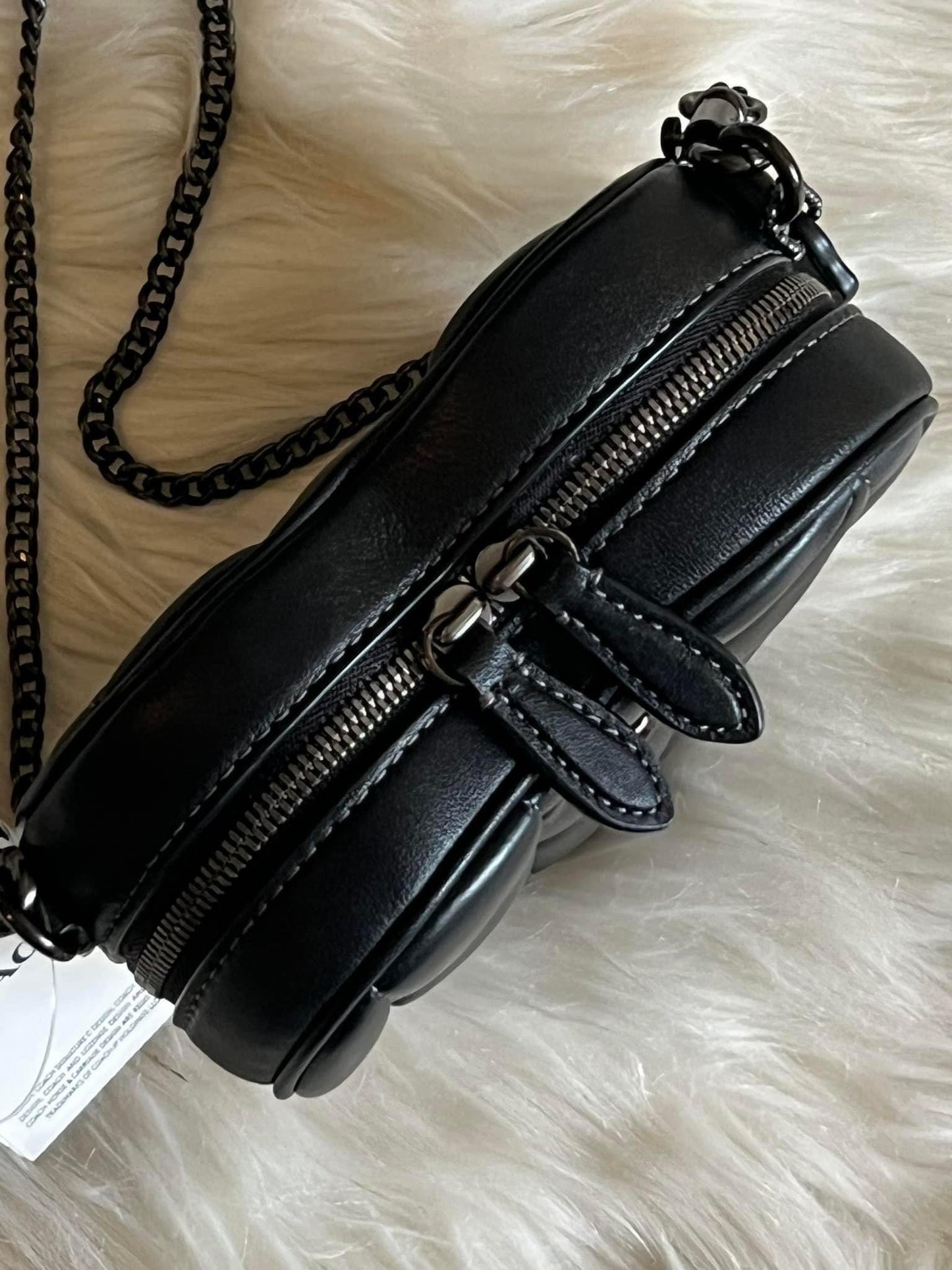Coach Heart Crossbody 14 with Pillow Quilting