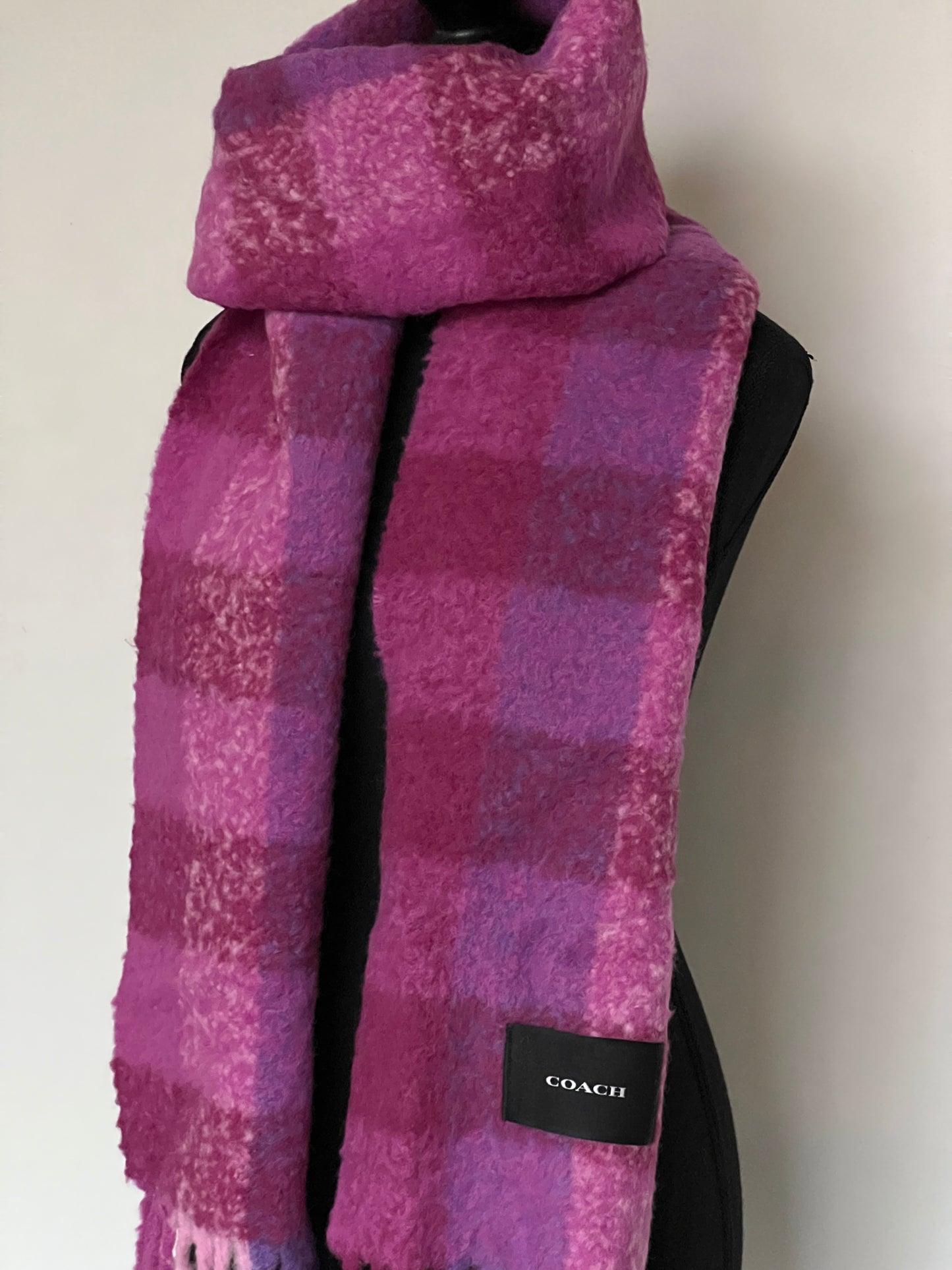 Coach Plaid Oversized Muffler