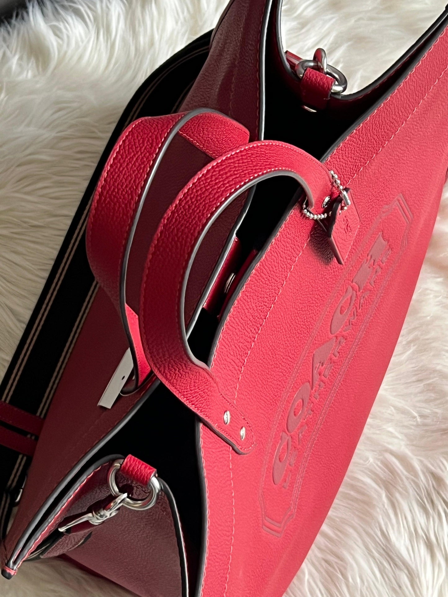 Coach Field Tote 40 with Coach Badge