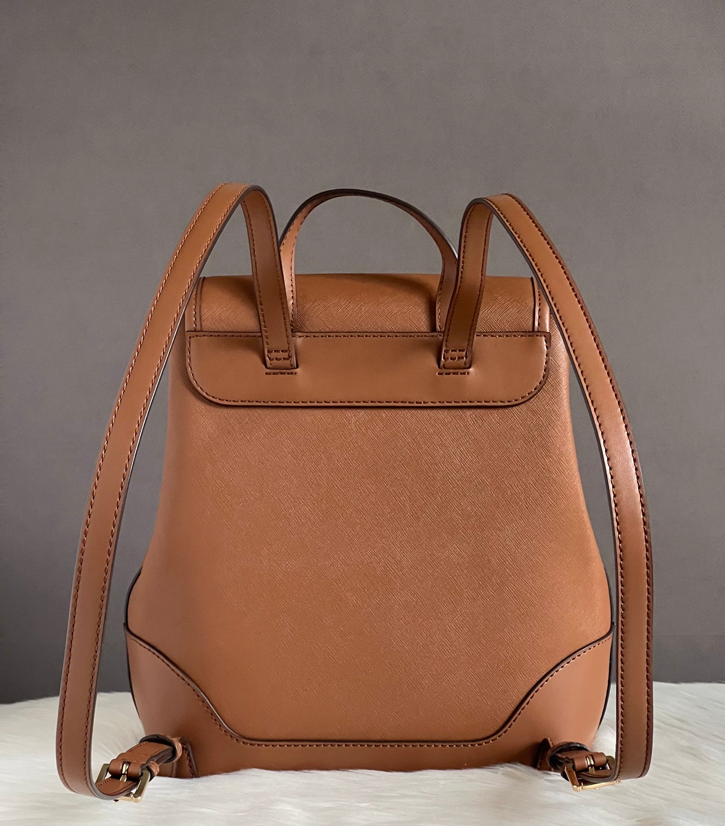 Michael Kors Harrison Medium Saffiano Leather Backpack