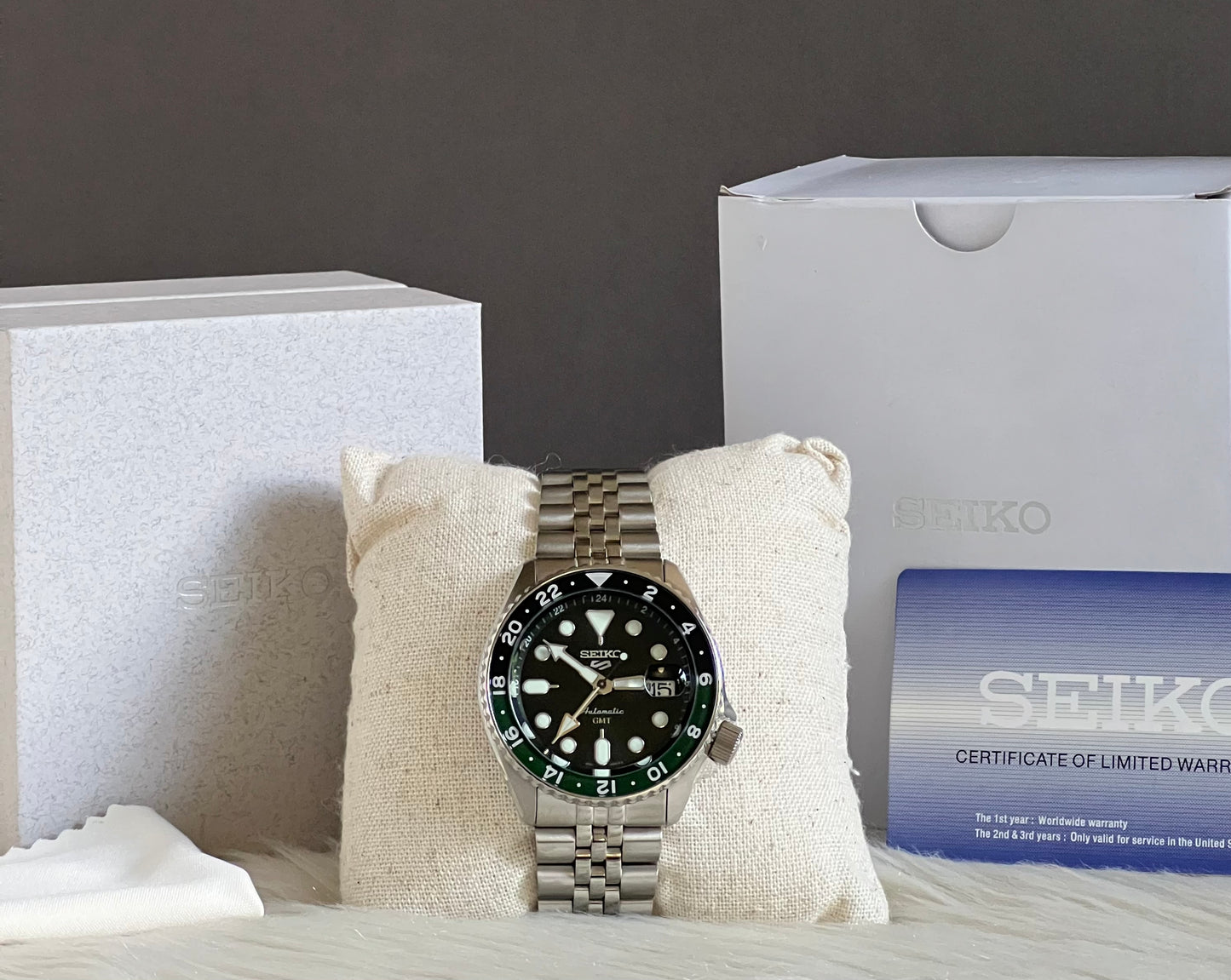 Seiko Men’s 5 Sports Automatic GMT Watch