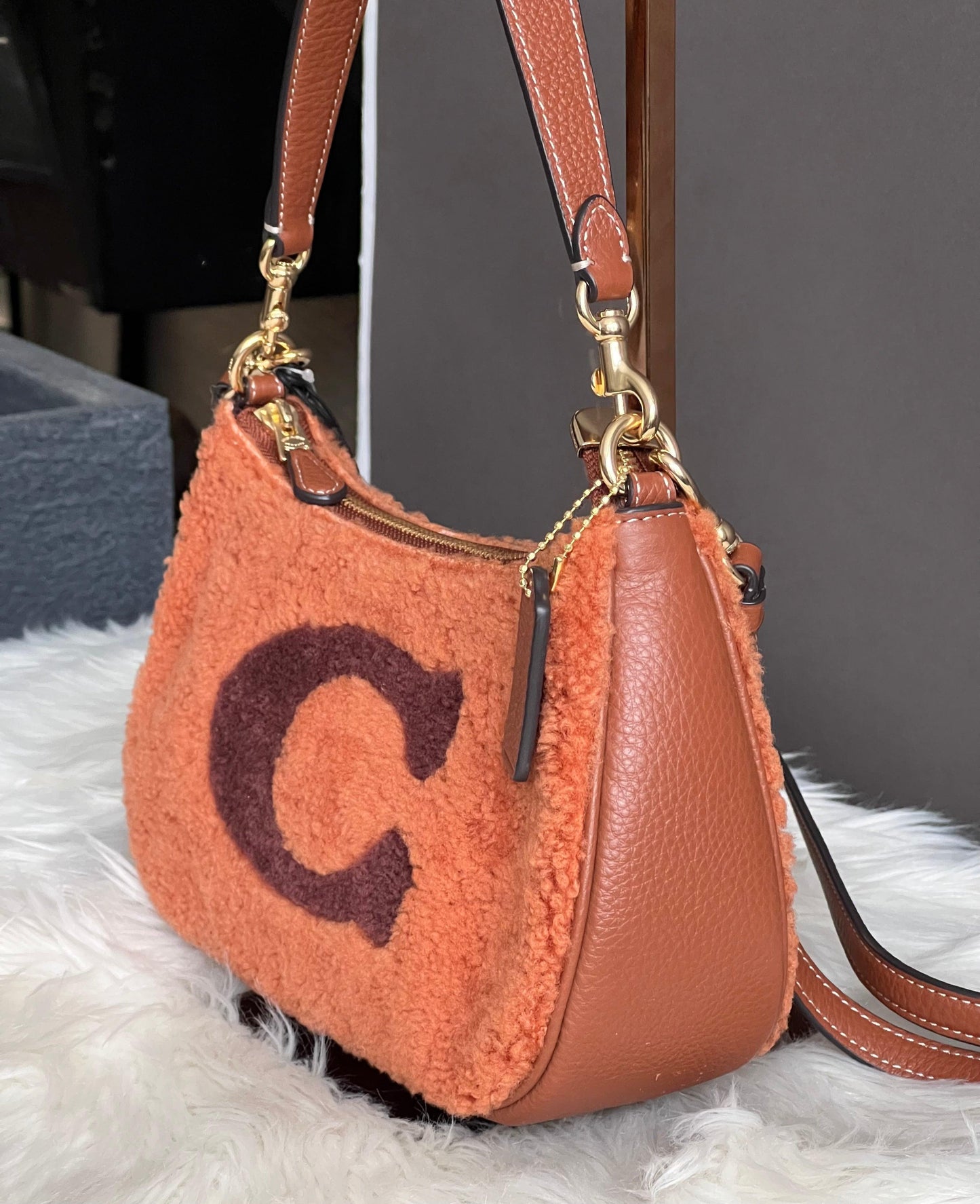 Coach Teri Shoulder Bag with Coach Motif