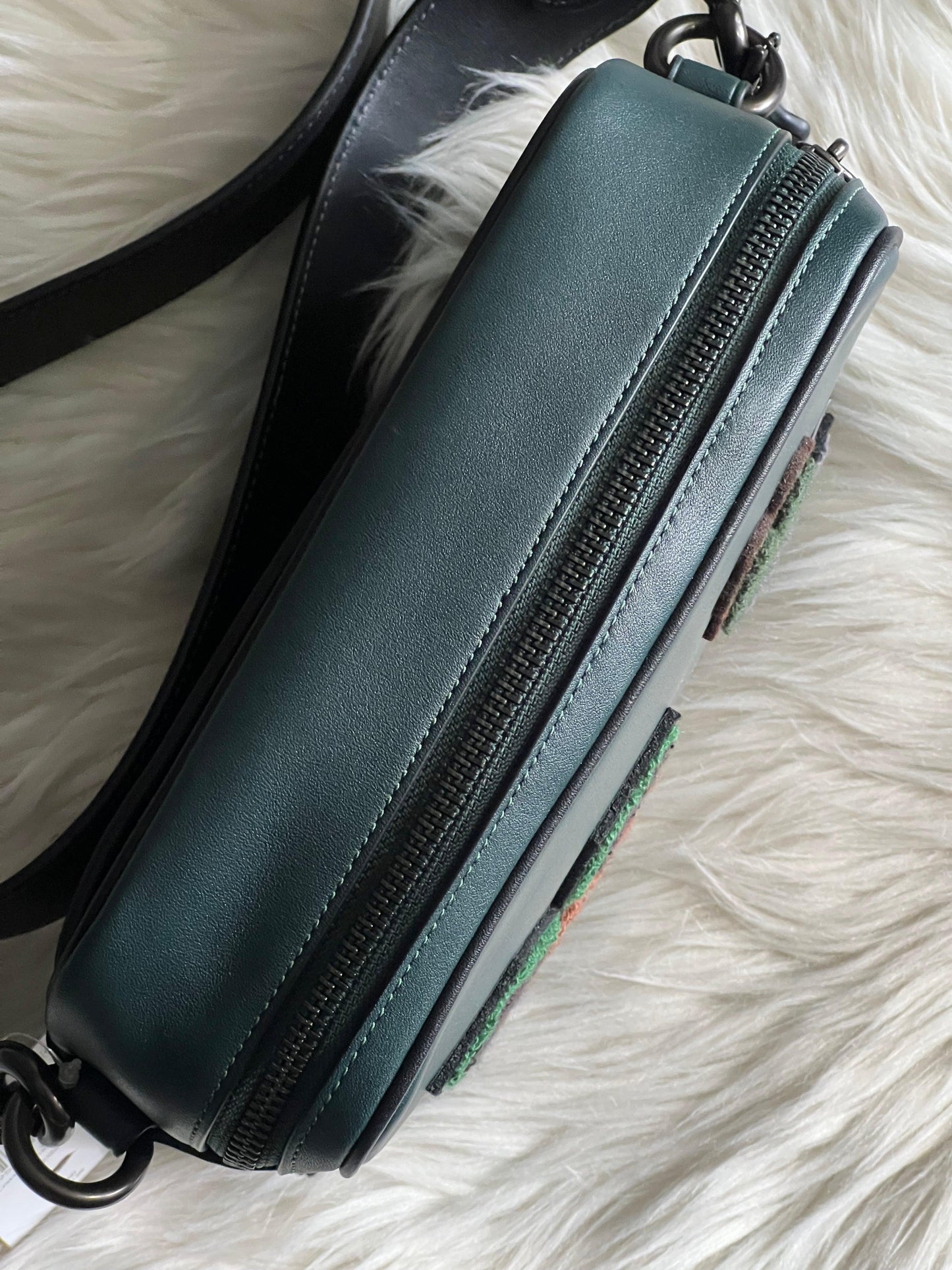 Coach Flight Bag 19 with Varsity Patches