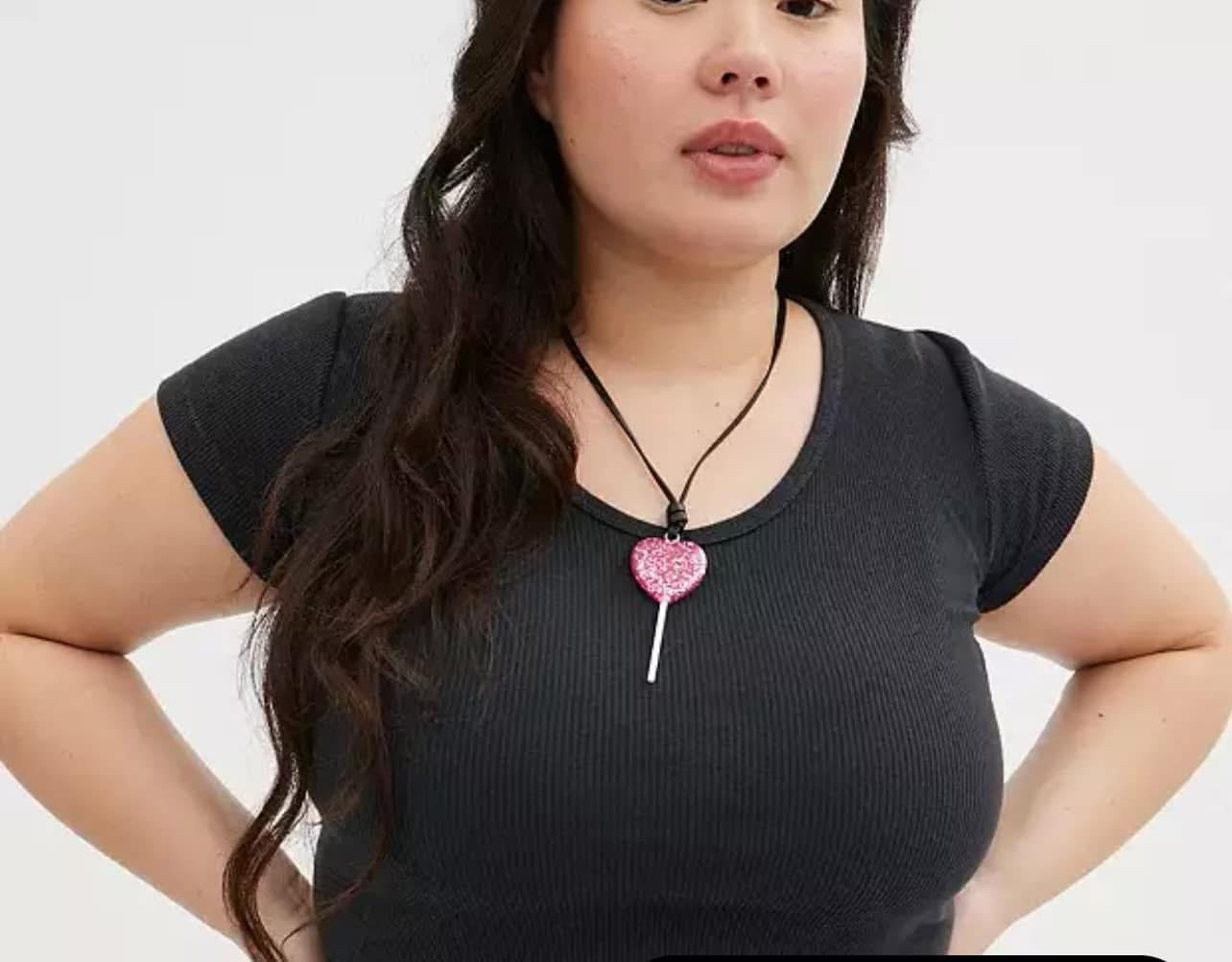 Coach The Lil Nas X Drop Heart Lollipop Necklace