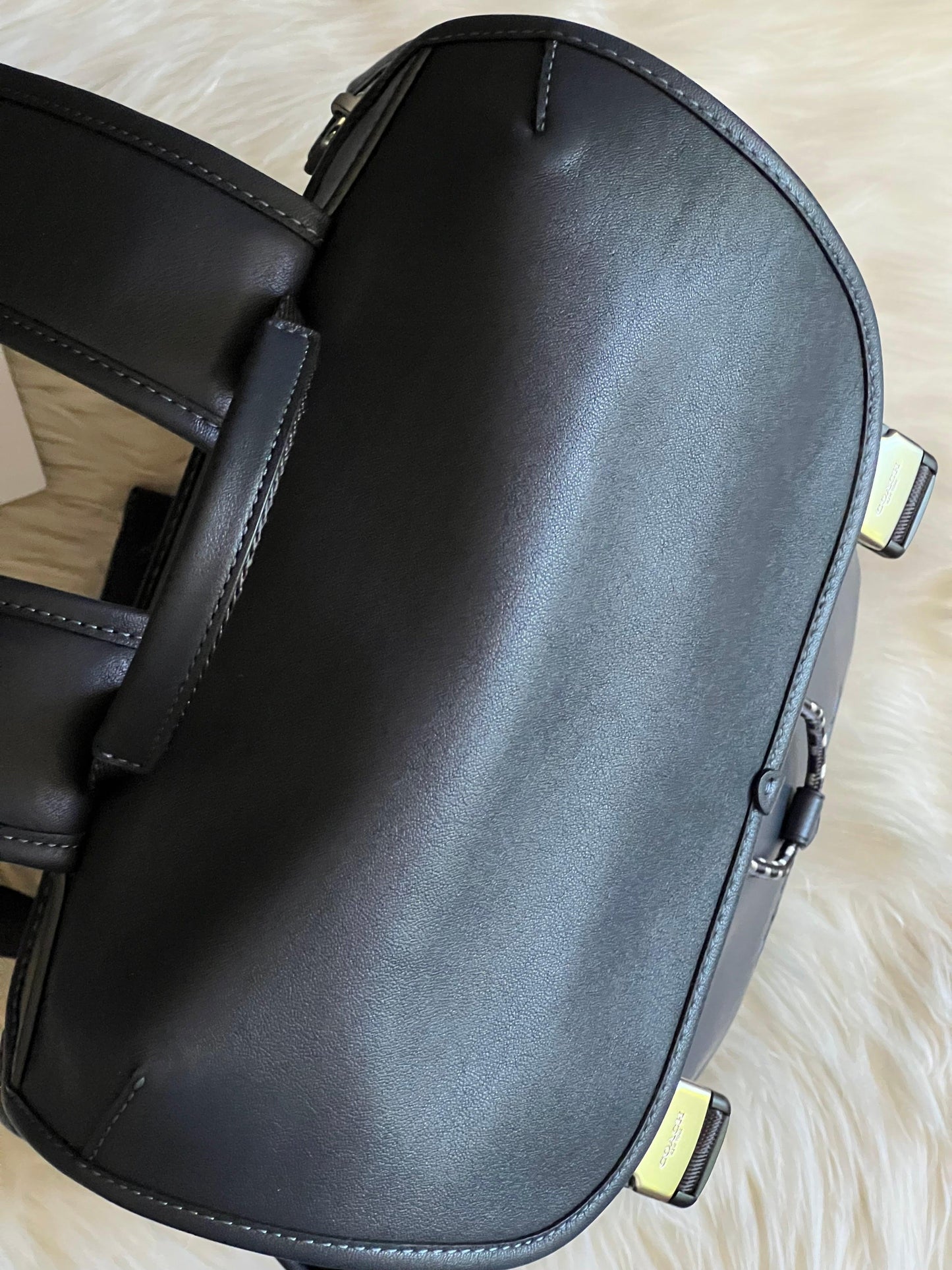 Coach League Flap Backpack in Signature Jacquard