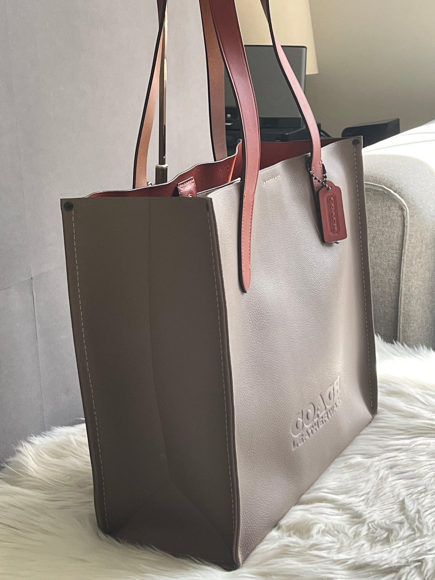 Coach Relay Tote with Coach Graphic