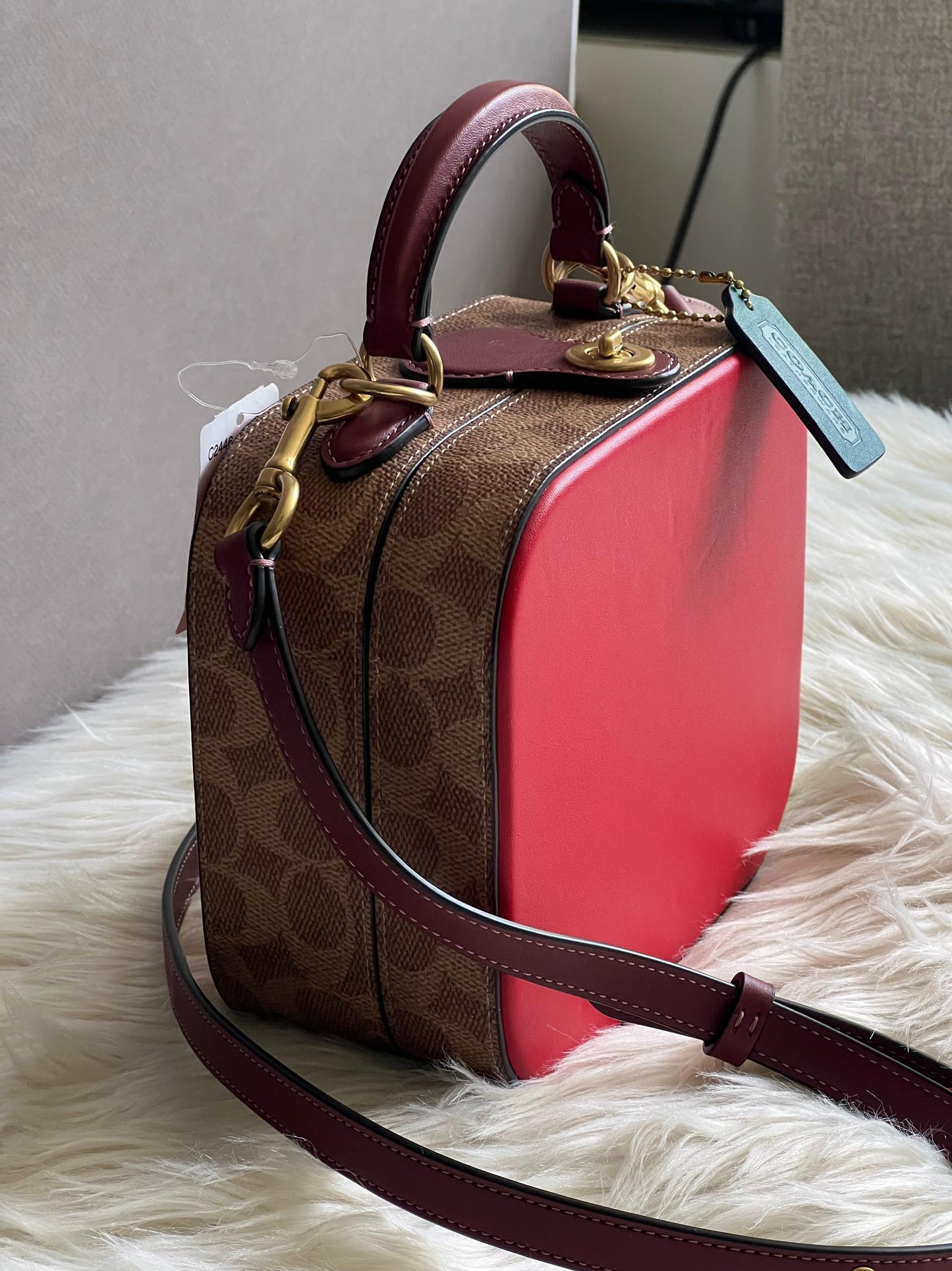 Coach Lunar New Year Square Bag in Signature Canvas