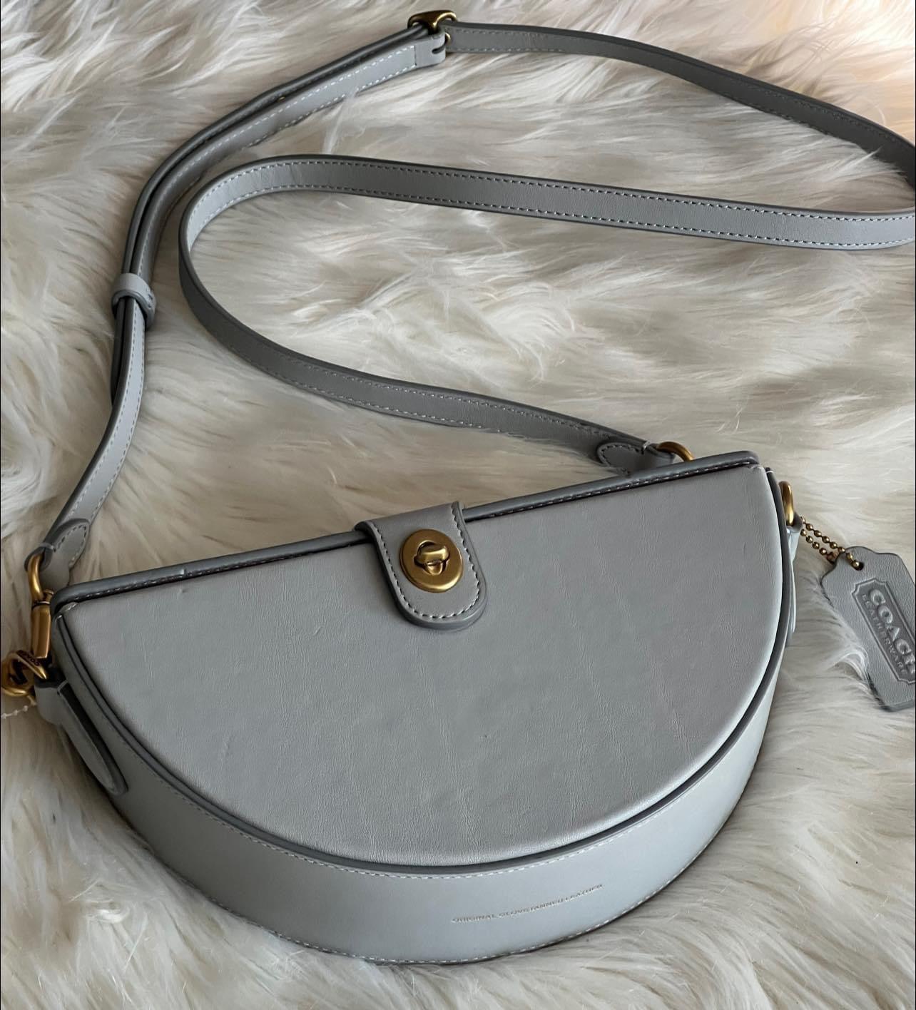 Coach City Blocks Semi Circle Bag