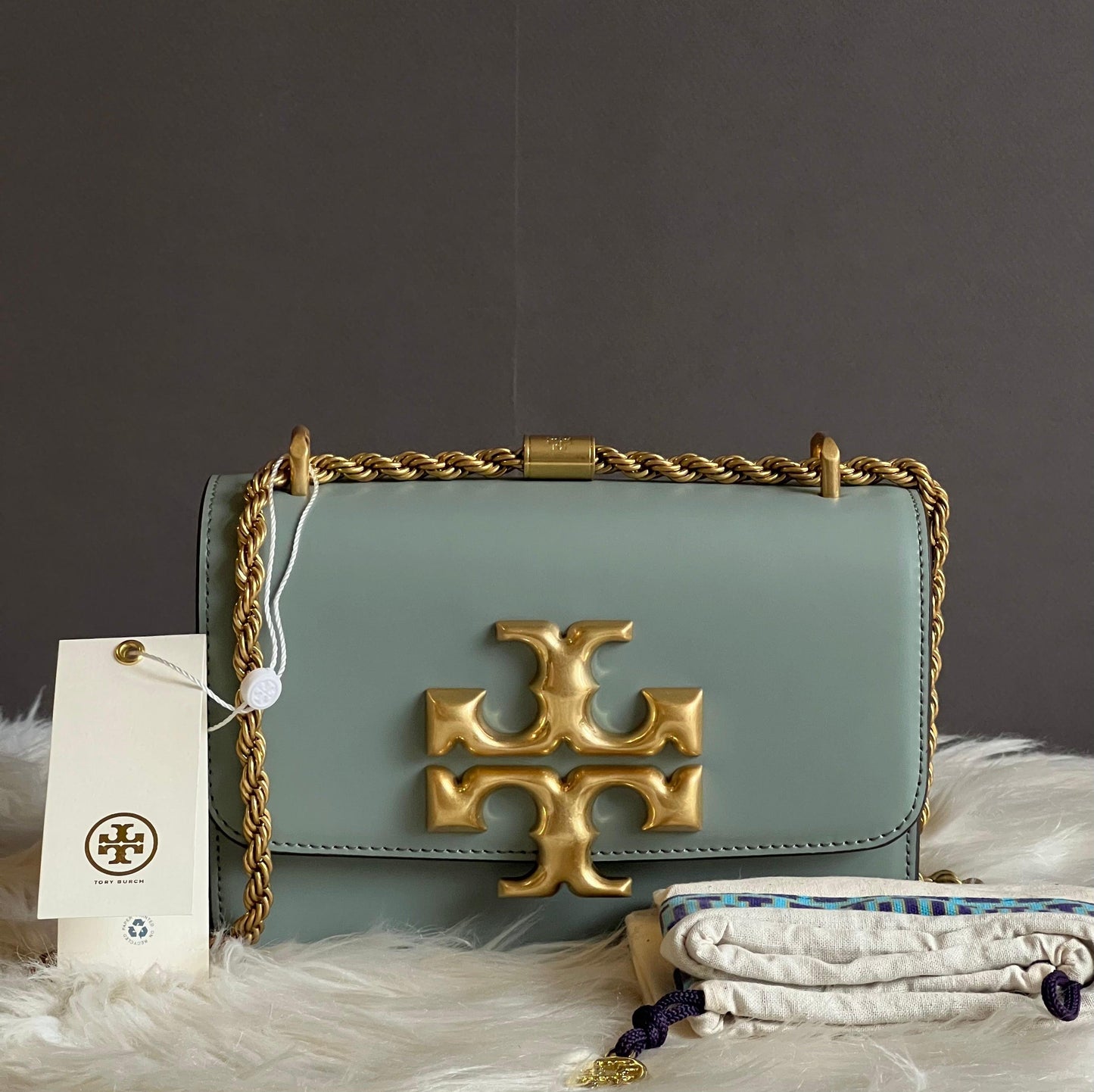Tory Burch Eleanor Textured Small Convertible Shoulder Bag