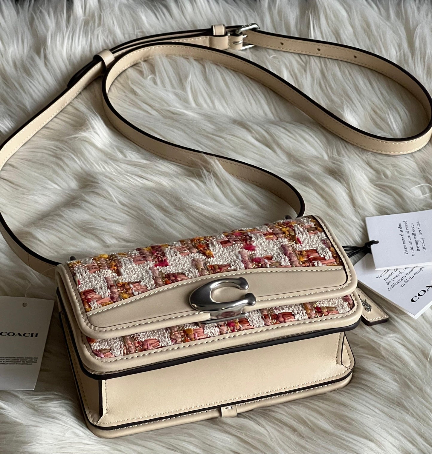 Coach Bandit Crossbody Bag in Tweed