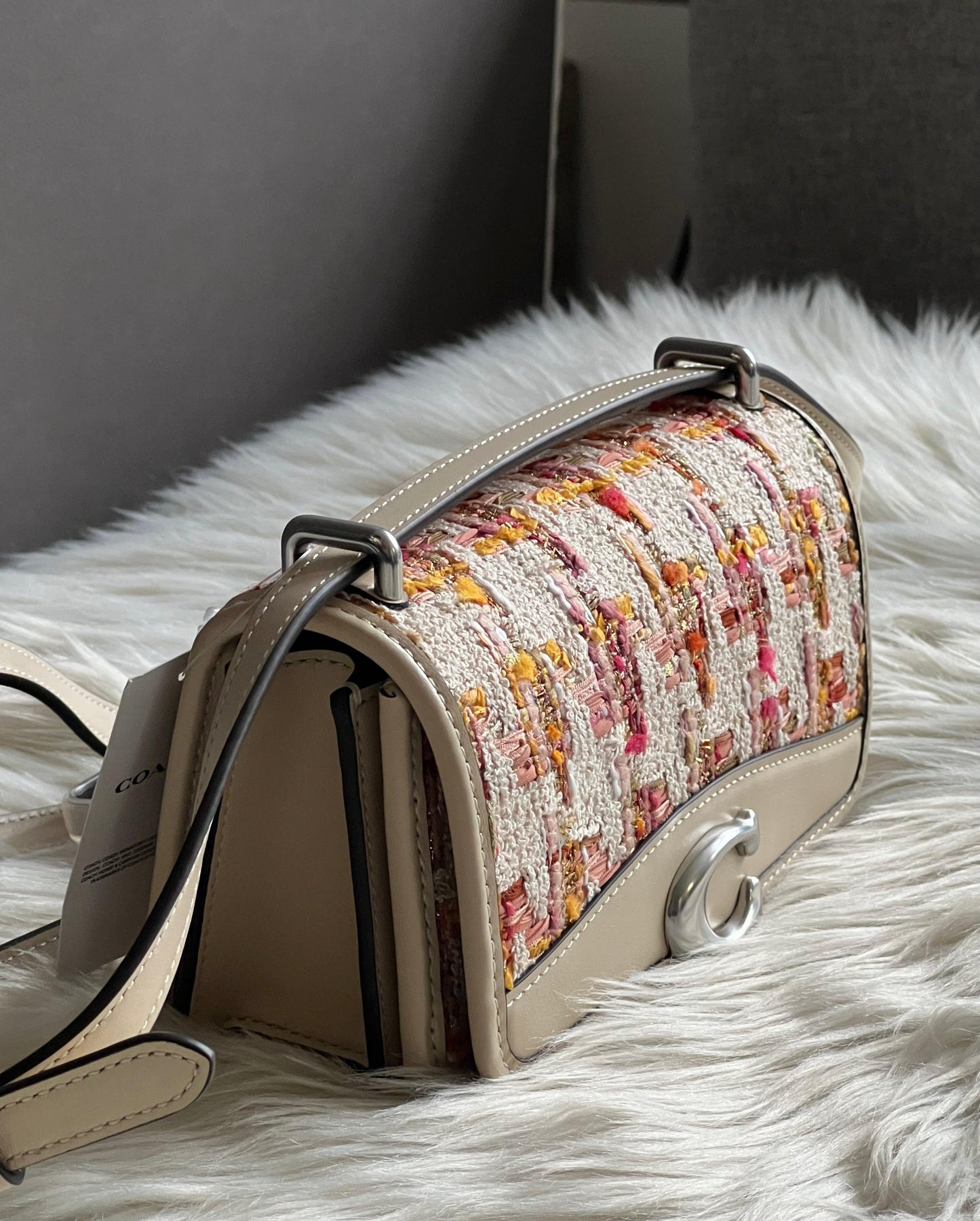 Coach Bandit Crossbody Bag in Tweed