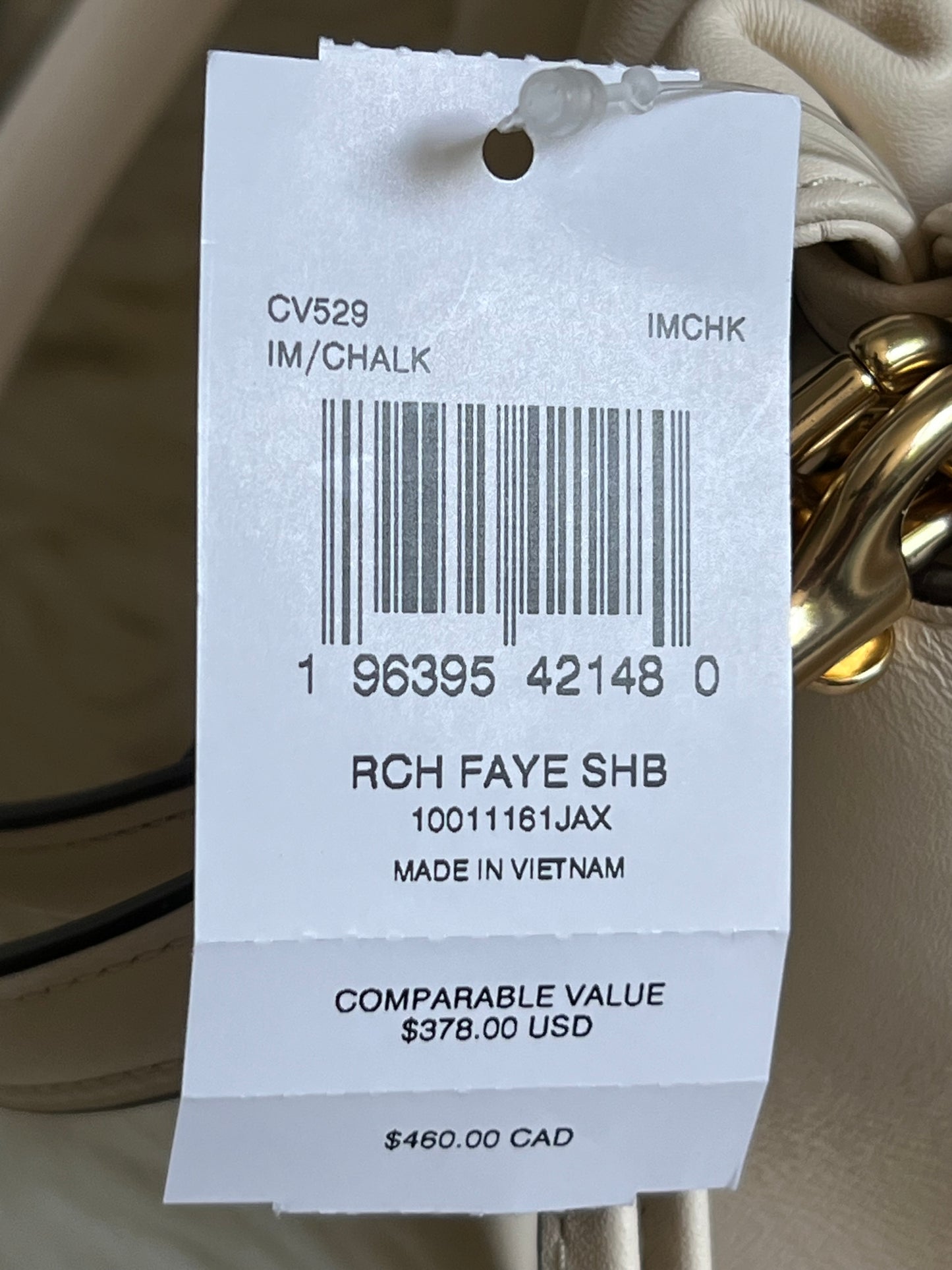 Coach Faye Shoulder Bag with Ruching