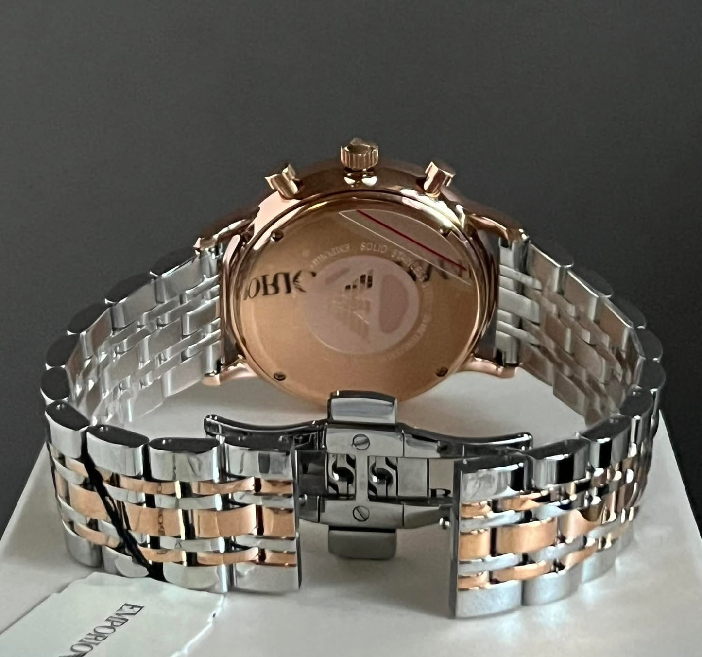Emporio Armani Men’s Retro Rose Gold Watch
