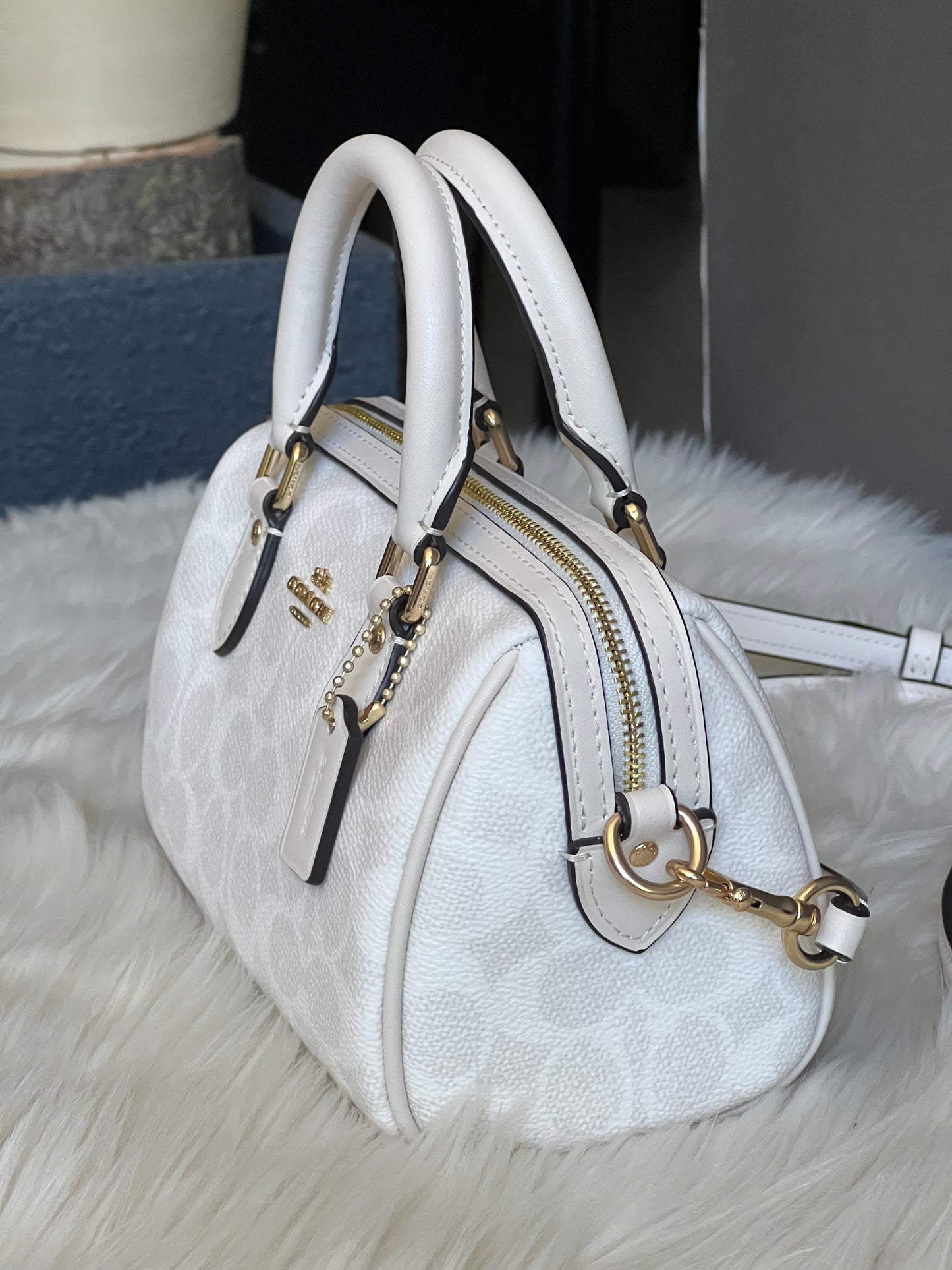 Coach Mini Rowan Crossbody Bag in Signature Canvas
