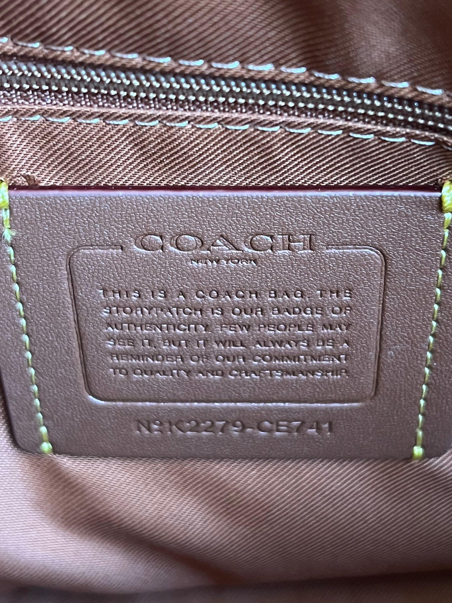 Coach Cara Satchel