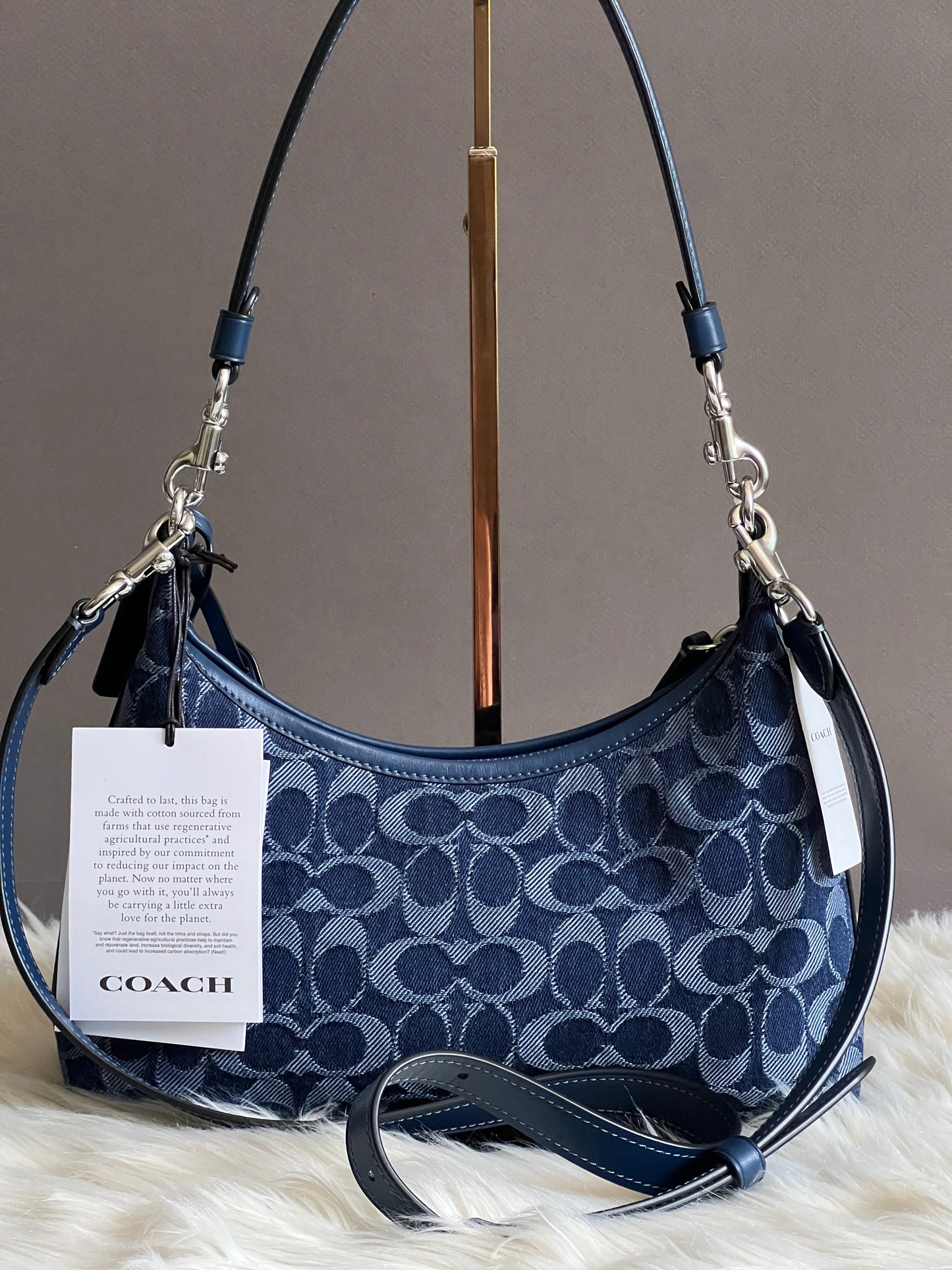 Coach Juliet Shoulder Bag 25 in Signature Denim