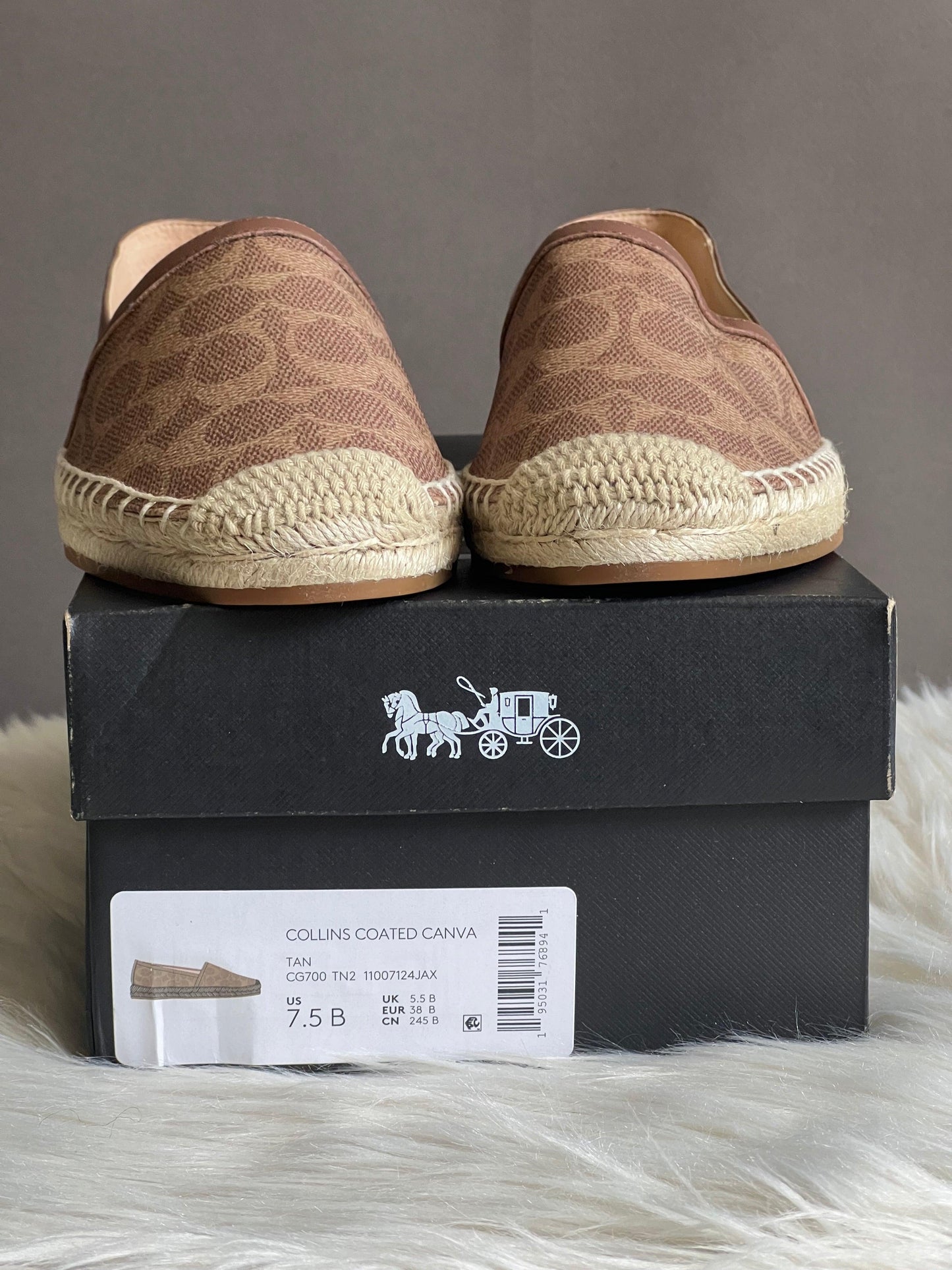 Coach Collins Espadrille in Signature Canvas