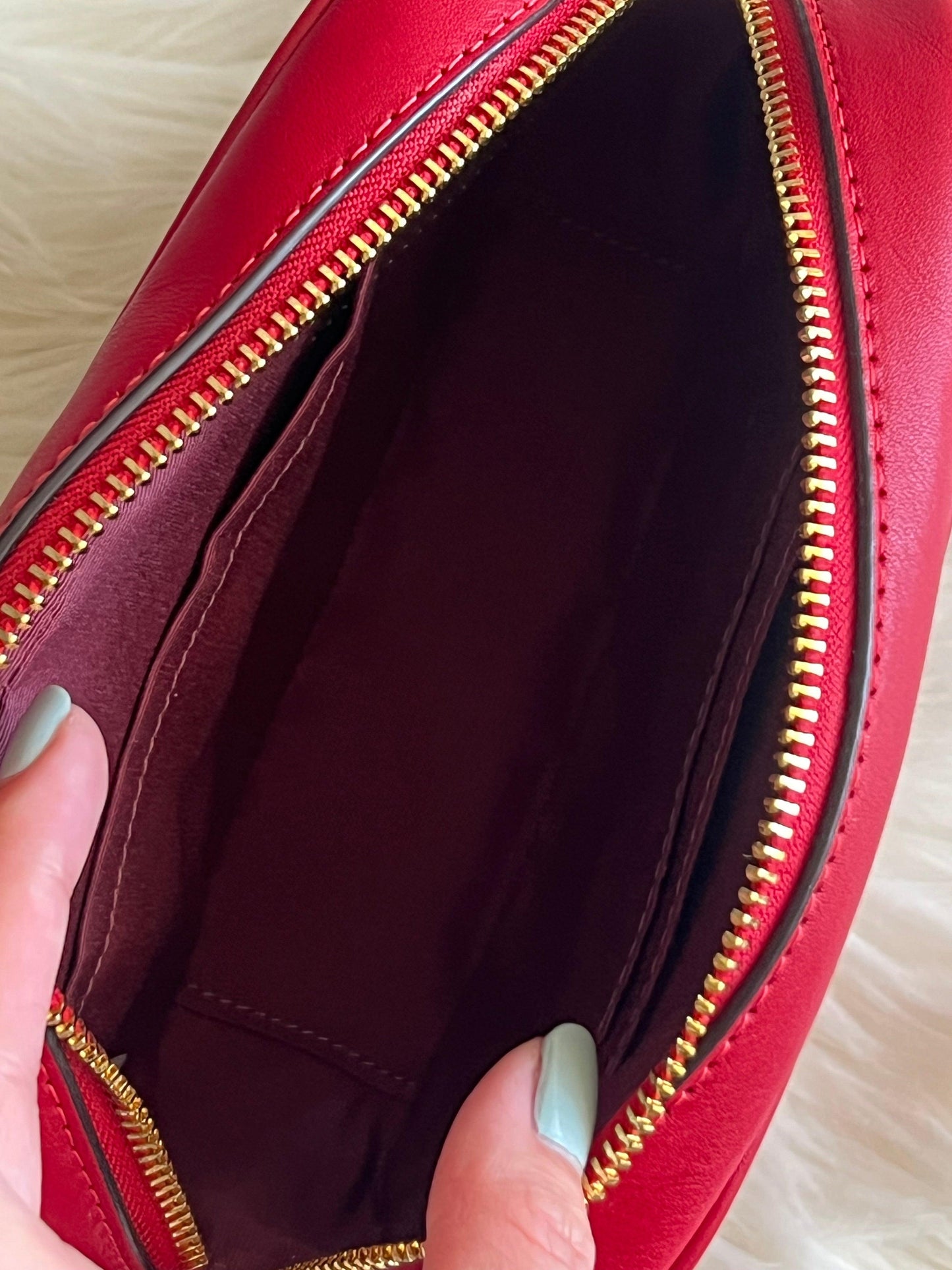 Coach Mini Jamie Camera Bag in Signature Leather
