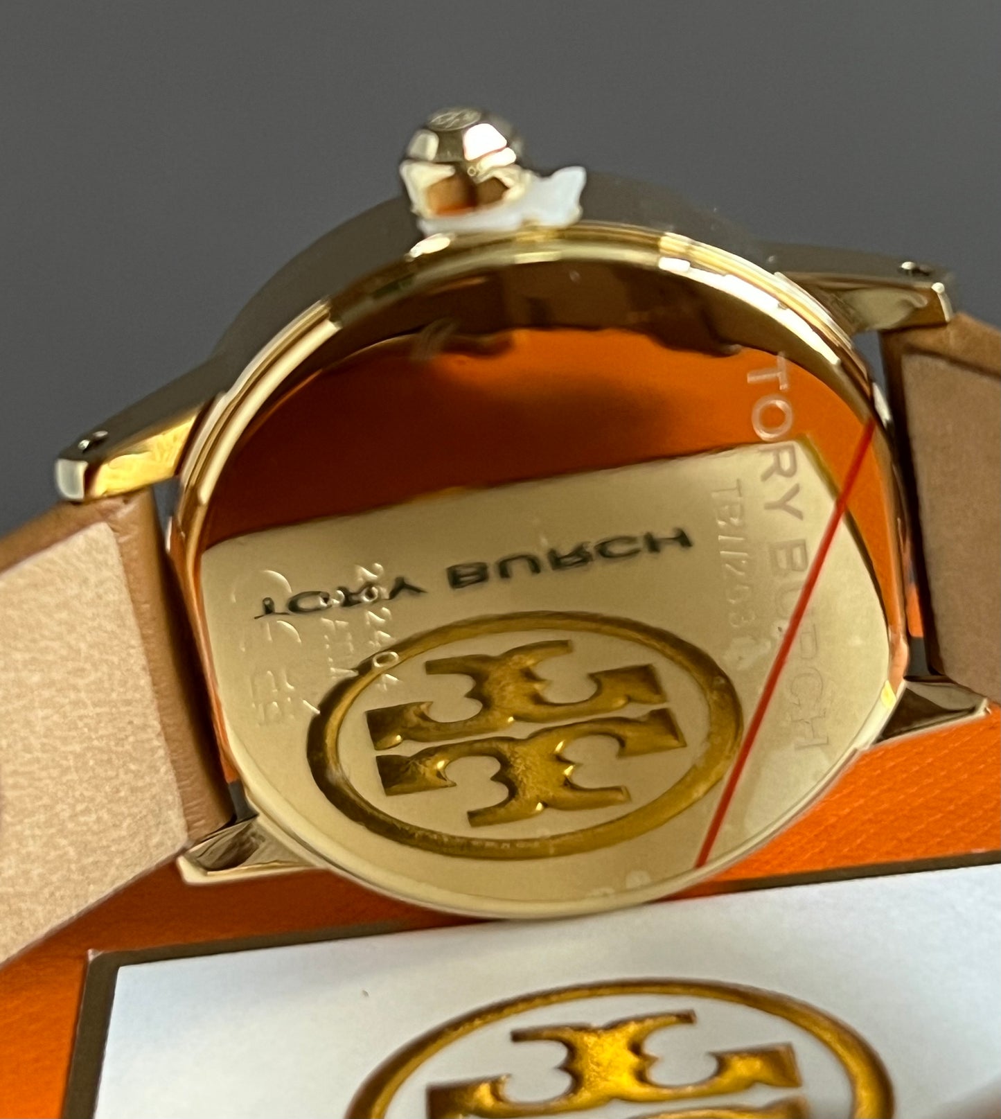 Tory Burch Gigi Leather Strap Watch Gift Set