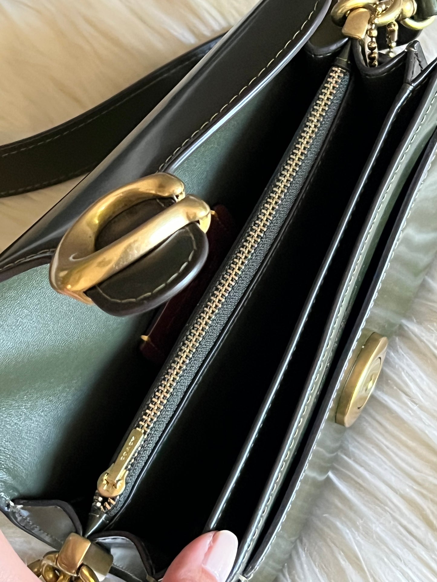 Coach Tabby Shoulder Bag 20 in Spazzolato Leather