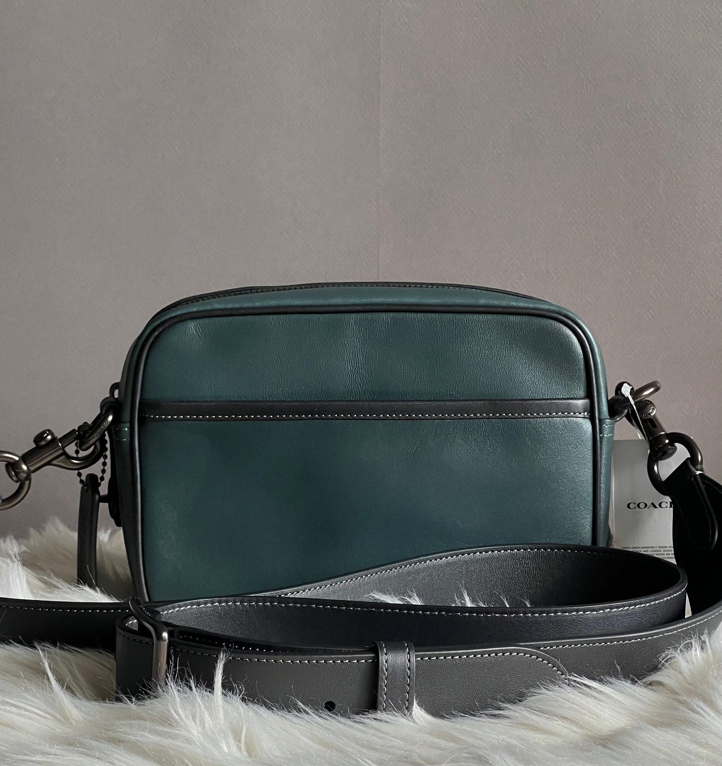 Coach Flight Bag 19 with Varsity Patches
