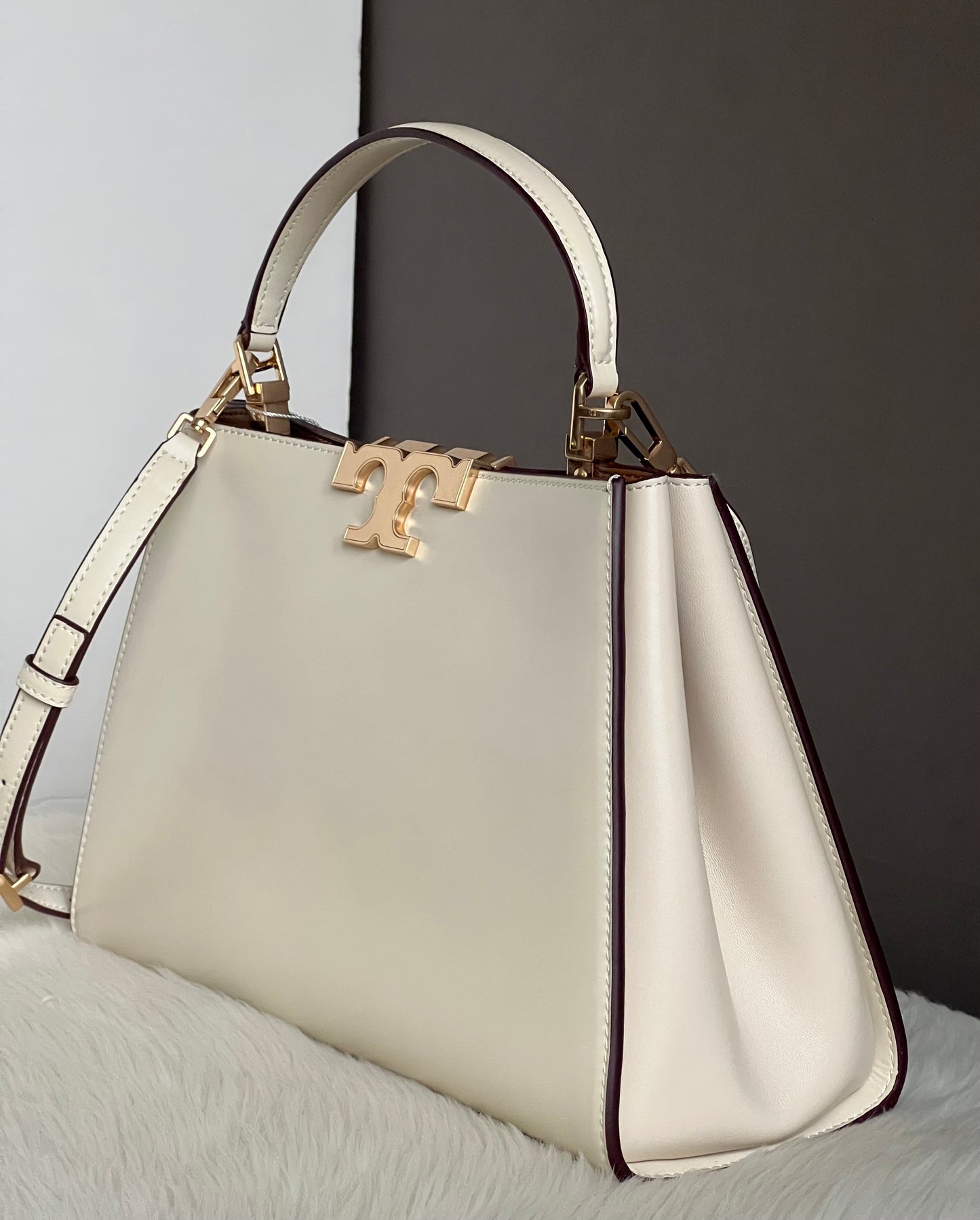 Tory Burch Eleanor Spazzolato Satchel
