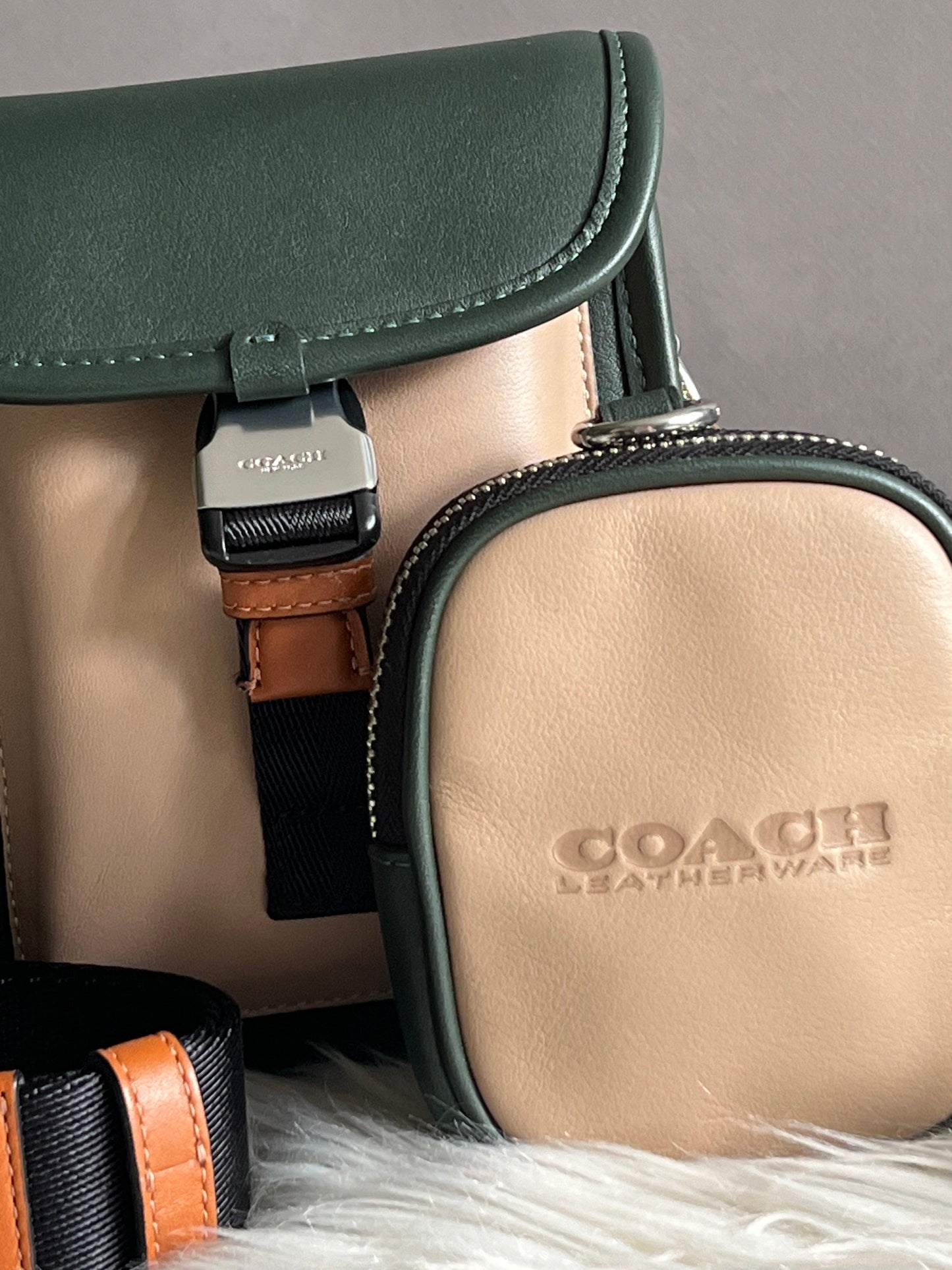 Coach Charter North/South Crossbody With Hybrid Pouch in Colorblock